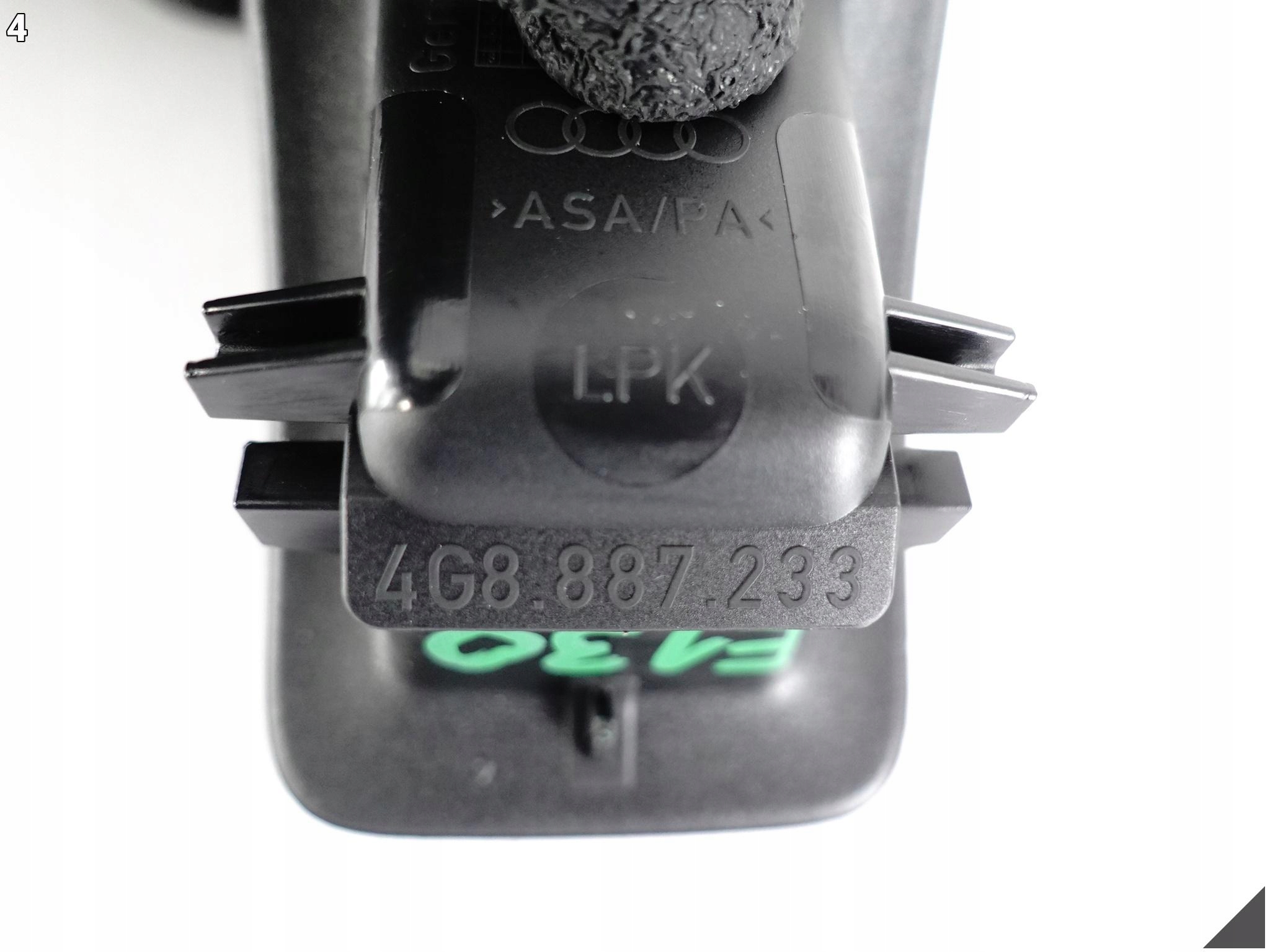 AUDI A6 S6 4G0 A7 S7 4G8 C7 LIFT 10-18 OSŁONA ZAŚLEPKA MOCOWANIE ISOFIX AUDI A6 S6 4G0 A7 S7 4G8 C7 LIFT 10-18 OSŁONA ZAŚLEPKA MOCOWANIE ISOFIX - obrazek 5