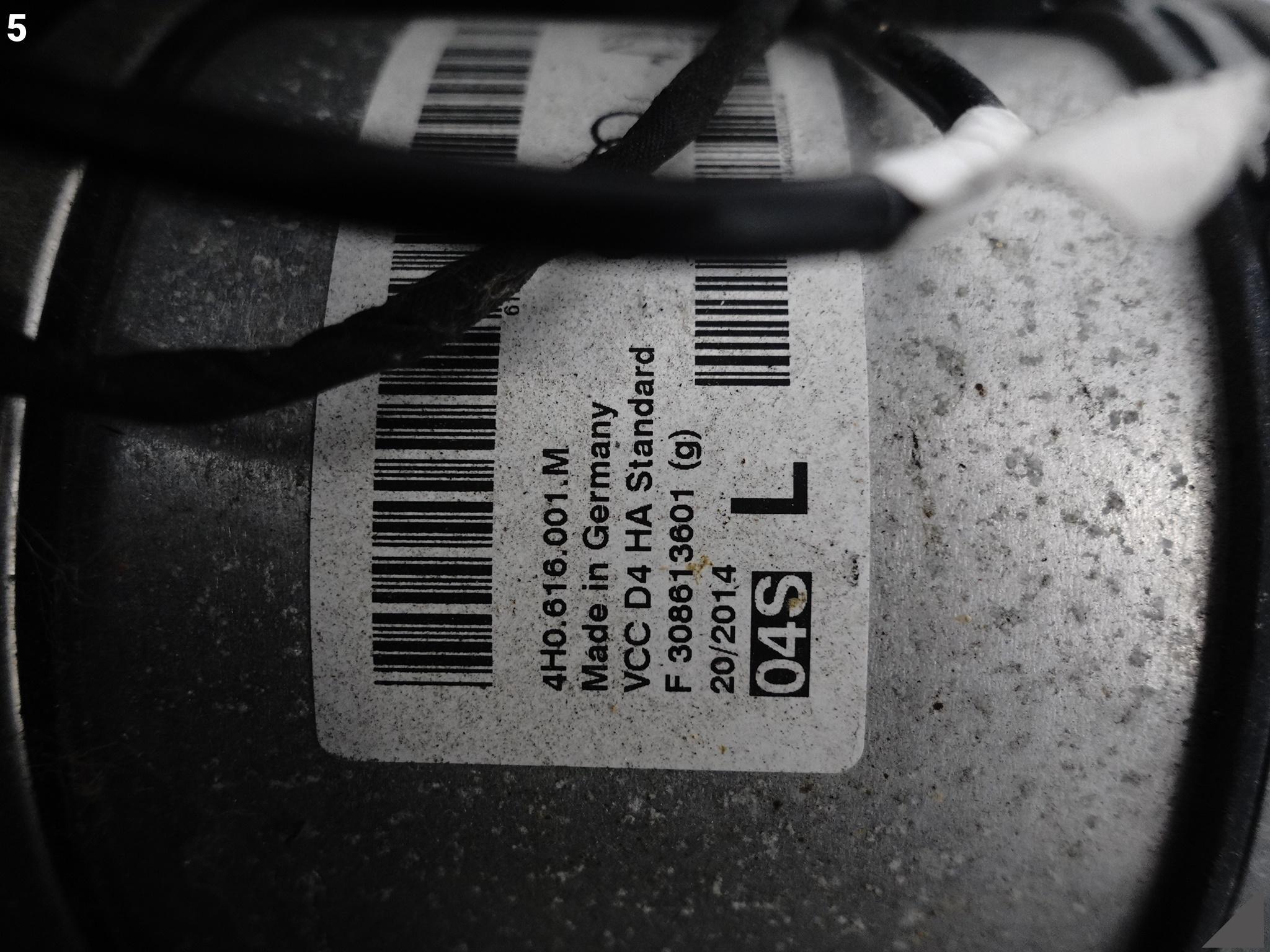 AUDI A8 S8 4H0 D4 ZAWIESZENIE PNEUMATYCZNE AMORTYZATOR LEWY TYŁ *110KM* AUDI A8 S8 4H0 D4 ZAWIESZENIE PNEUMATYCZNE AMORTYZATOR LEWY TYŁ *110KM* - obrazek 6