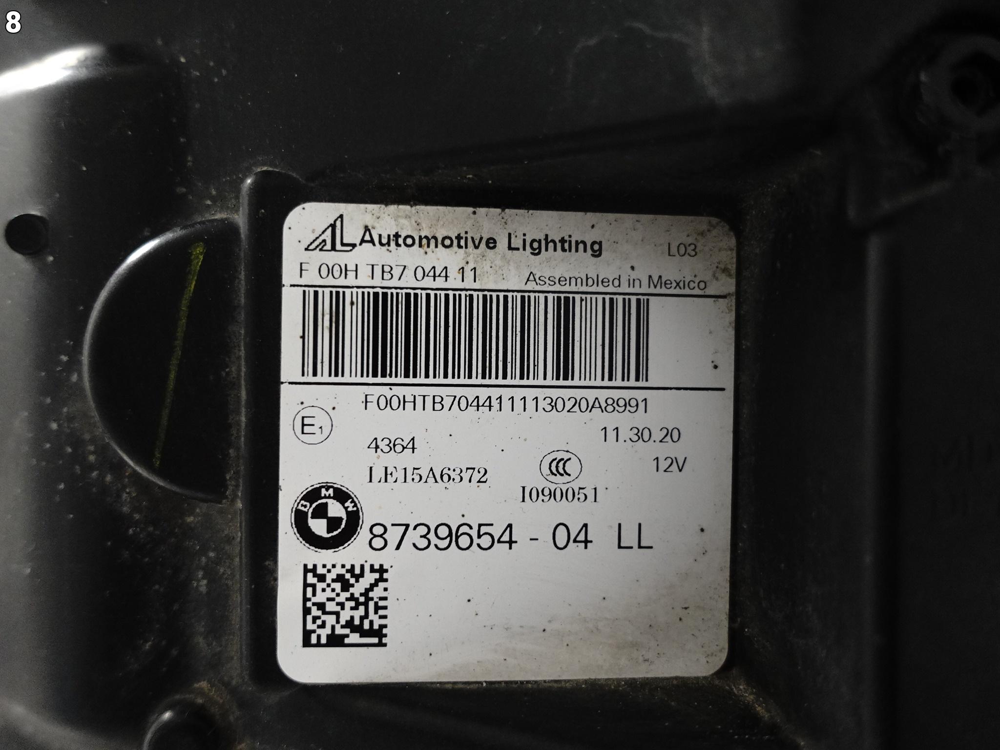 BMW X3 G01 X4 G02 17-20 FULL LED ADAPTIVE LAMPA PRAWA PRZÓD + MODUŁ EU BMW X3 G01 X4 G02 17-20 FULL LED ADAPTIVE LAMPA PRAWA PRZÓD + MODUŁ EU - obrazek 9
