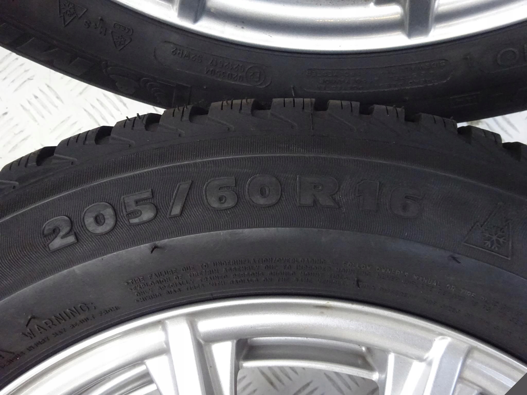 MERCEDES C W205 MICHELIN 205/60 6,5JX16 ZIMA 8MM MERCEDES C W205 MICHELIN 205/60 6,5JX16 ZIMA 8MM - obrazek 4
