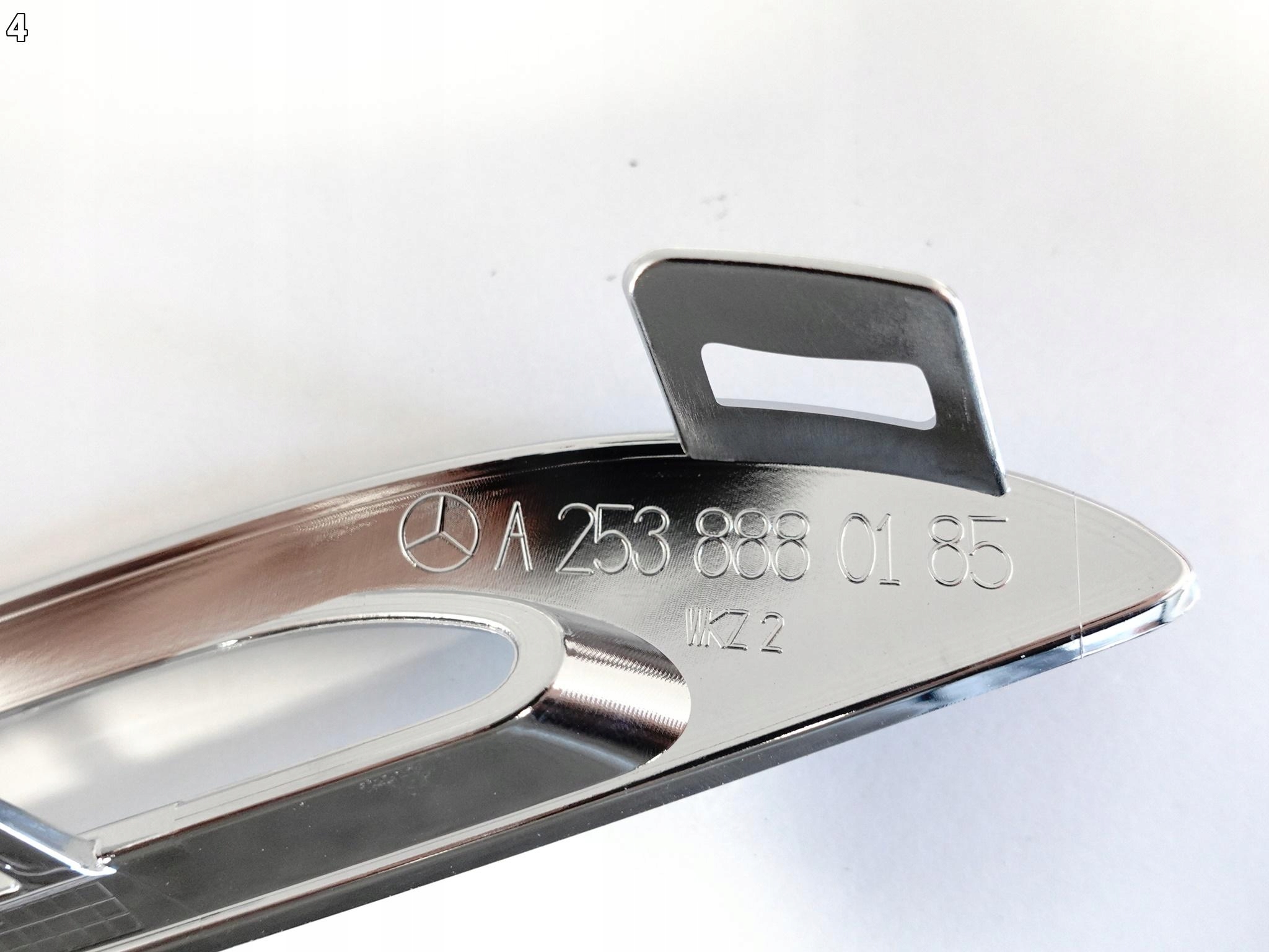 MERCEDES GLC X253 C253 AMG 15-19 LISTWA CHROM PRAWA NA GRILL ATRAPA MERCEDES GLC X253 C253 AMG 15-19 LISTWA CHROM PRAWA NA GRILL ATRAPA - obrazek 5
