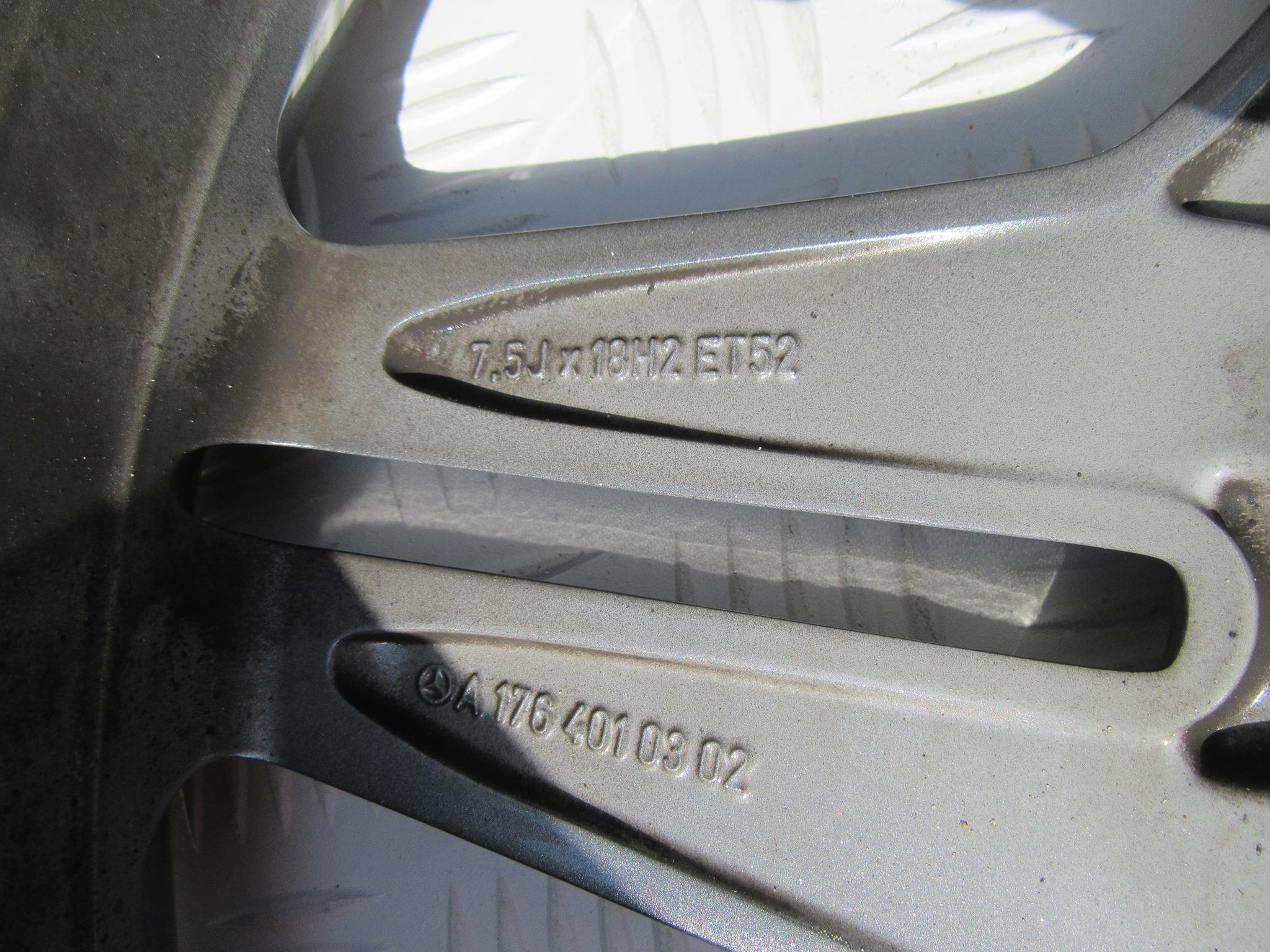 MERCEDES A 176 AMG FELGA 7,5Jx18 ET52 MERCEDES A 176 AMG FELGA 7,5Jx18 ET52 - obrazek 12