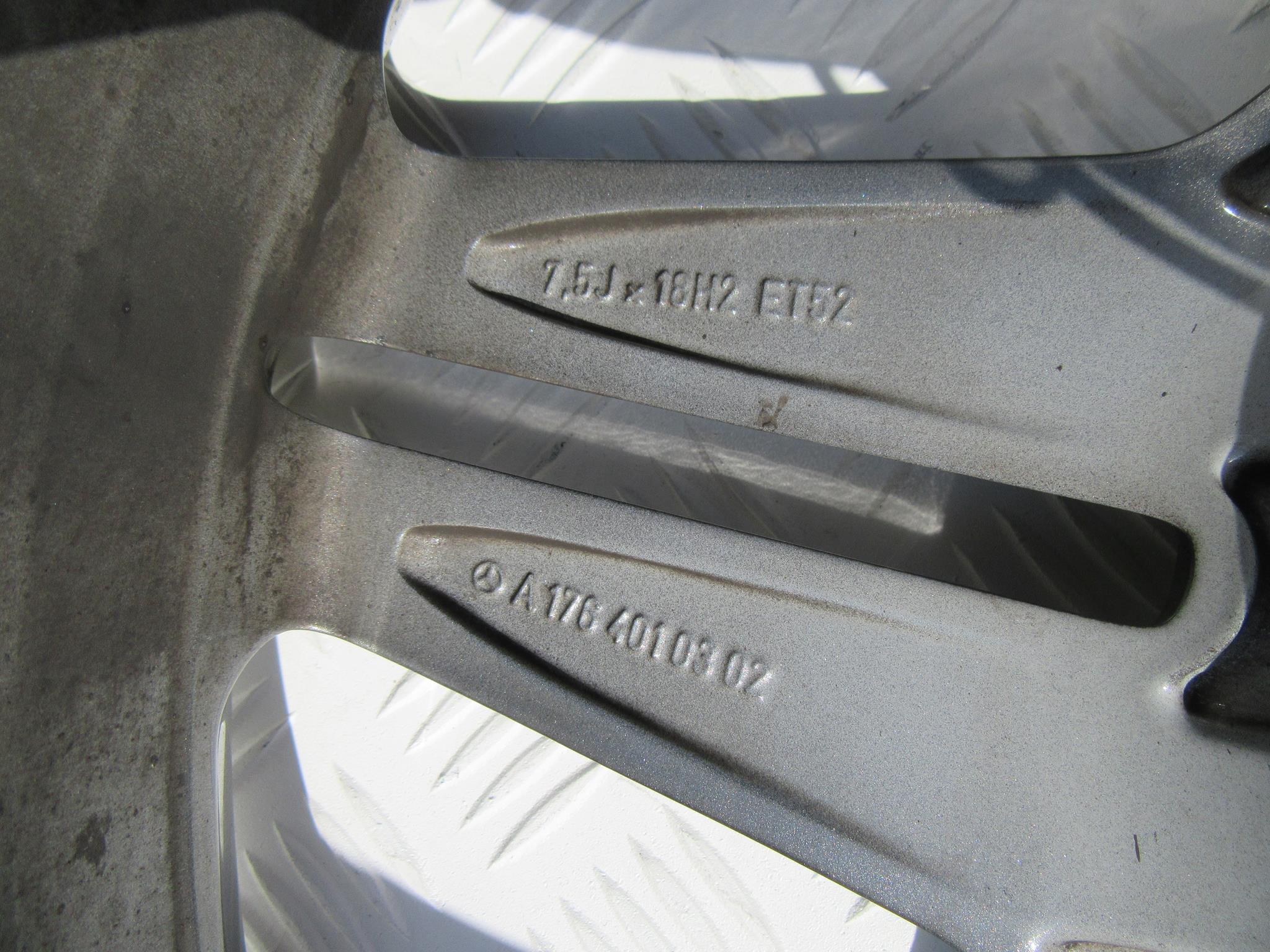MERCEDES A 176 AMG FELGA 7,5Jx18 ET52 MERCEDES A 176 AMG FELGA 7,5Jx18 ET52 - obrazek 7