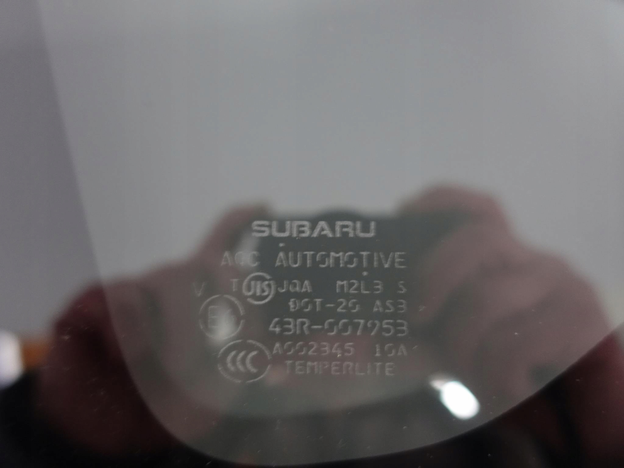 SUBARU XV CROSSTREK 18-21 SZYBA KAROSERYJNA LEWA SUBARU XV CROSSTREK 18-21 SZYBA KAROSERYJNA LEWA - obrazek 5