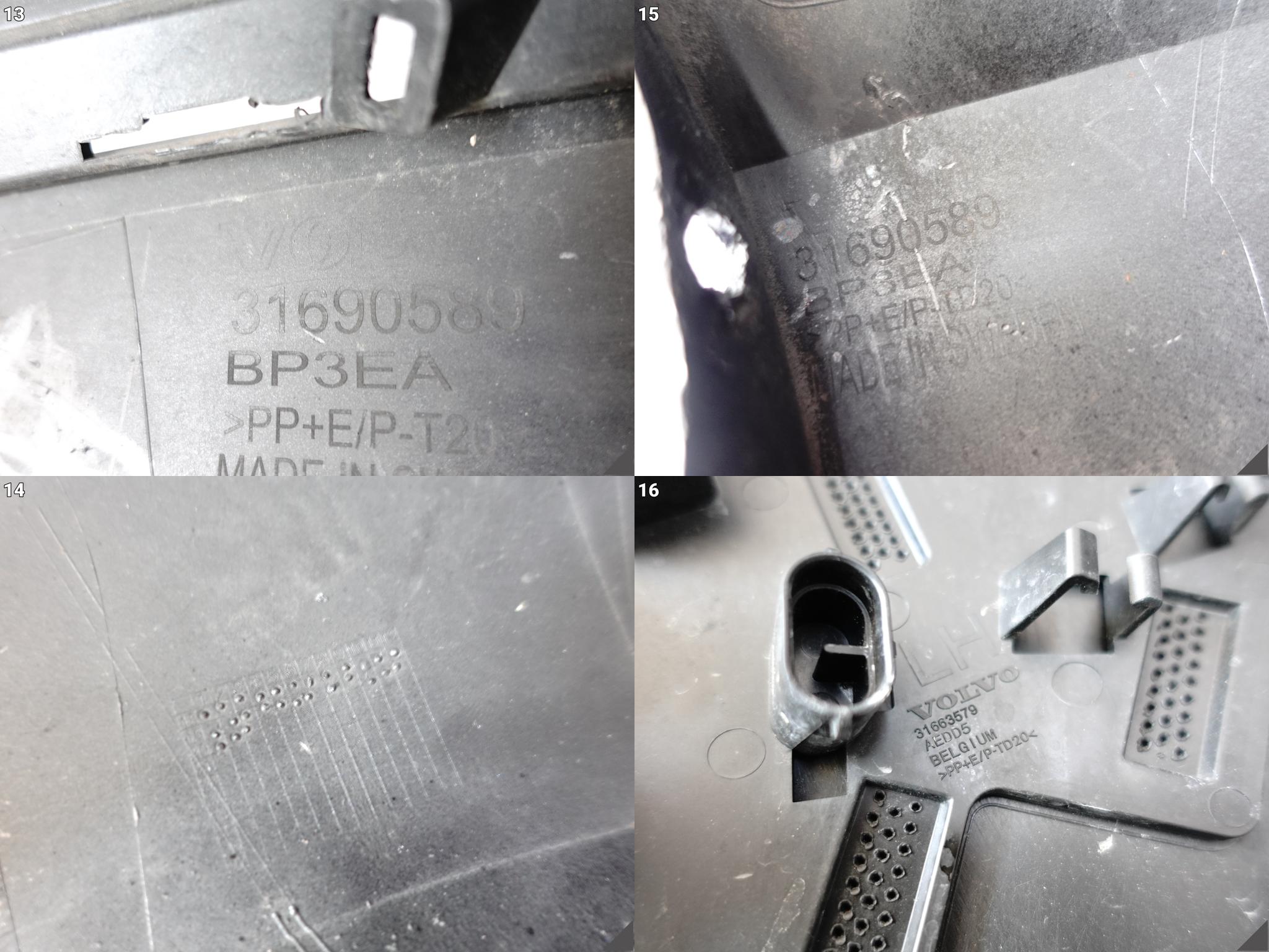 VOLVO V60 II S60 III 18-23 ZWYKŁY ZDERZAK BUMPER PRZÓD (SPRYSKI) NIEKLEJONY VOLVO V60 II S60 III 18-23 ZWYKŁY ZDERZAK BUMPER PRZÓD (SPRYSKI) NIEKLEJONY - obrazek 11