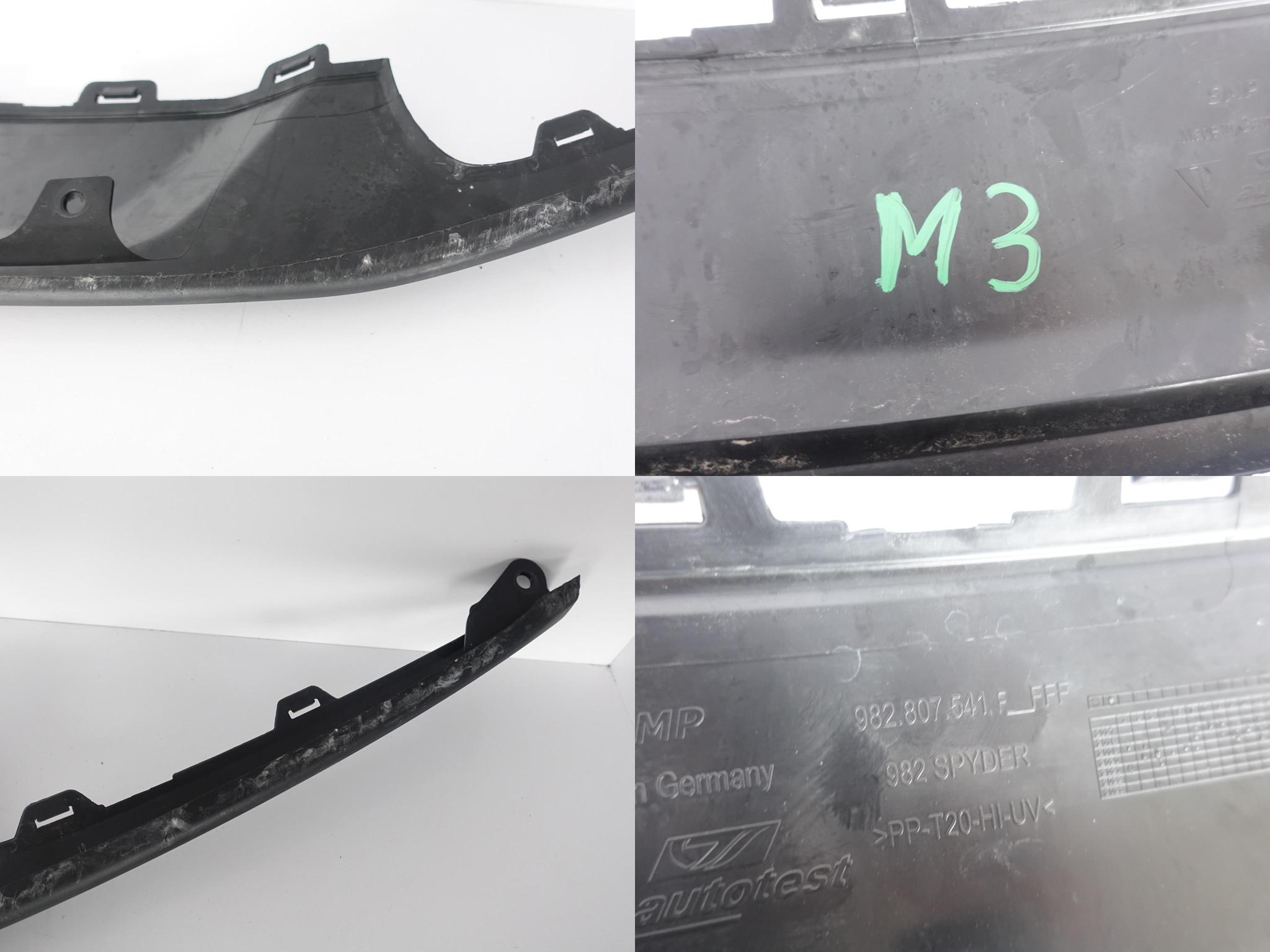 PORSCHE 982 718 GT4 SPYDER LISTWA SPOILER PRZÓD PORSCHE 982 718 GT4 SPYDER LISTWA SPOILER PRZÓD - obrazek 12