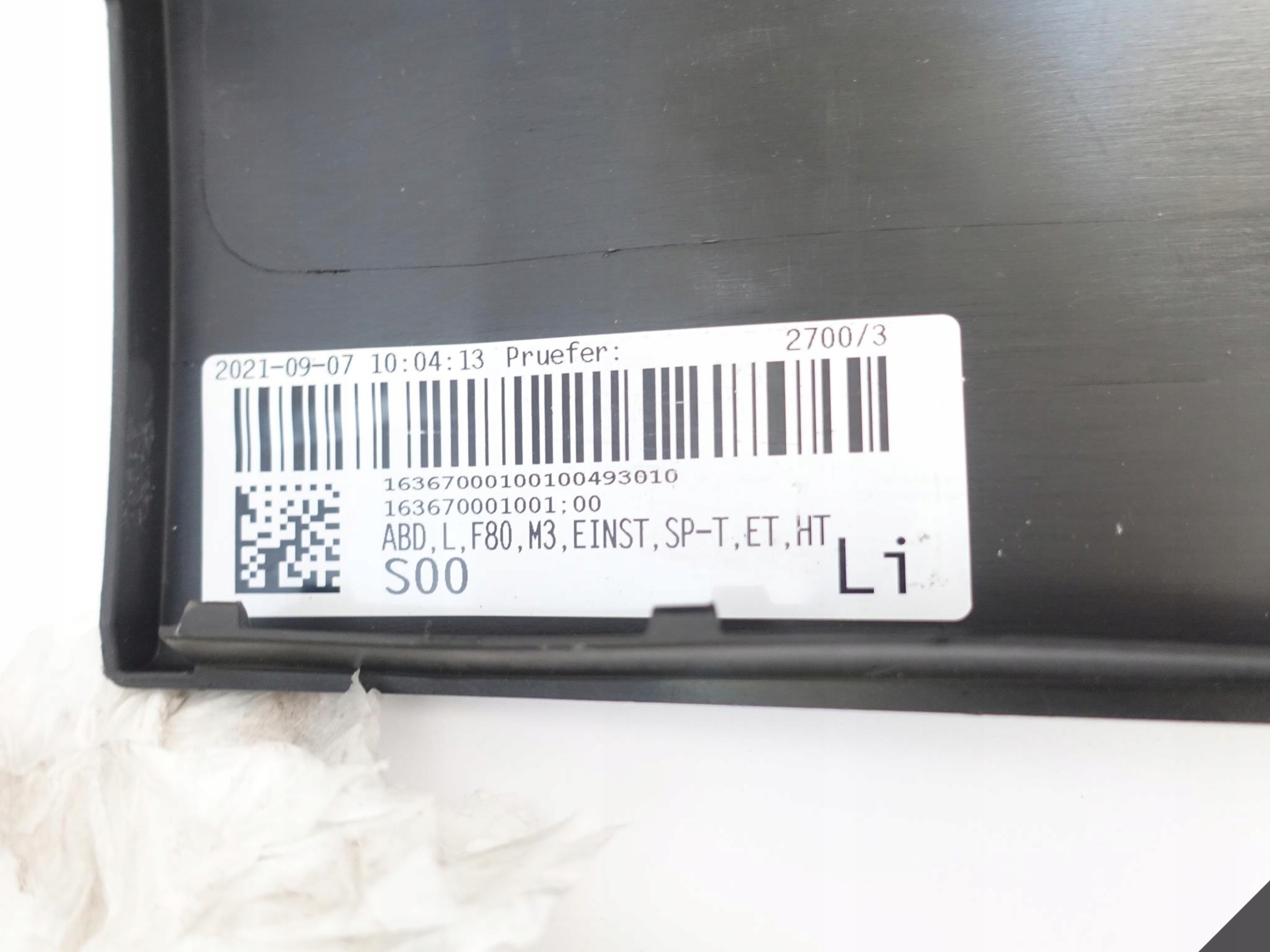 BMW M3 F80 M-POWER SEDAN LISTWA PRÓG LEWY BMW M3 F80 M-POWER SEDAN LISTWA PRÓG LEWY - obrazek 7