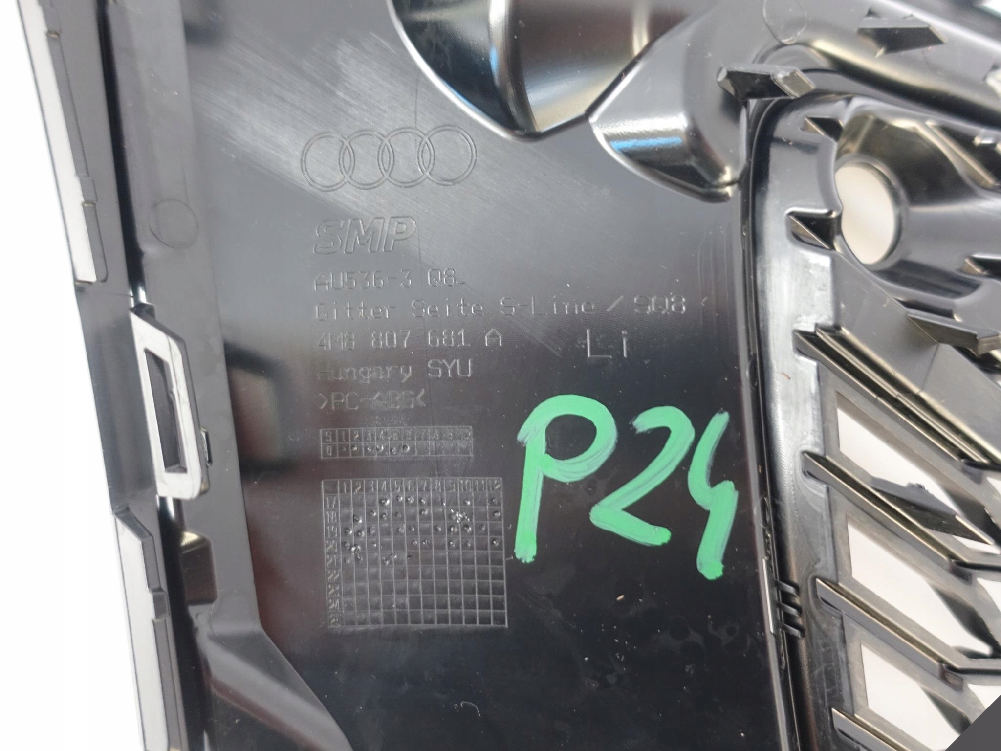 AUDI Q8 S-LINE SQ8 4M8 18- ZDERZAK KRATKA LEWA AUDI Q8 S-LINE SQ8 4M8 18- ZDERZAK KRATKA LEWA - obrazek 8