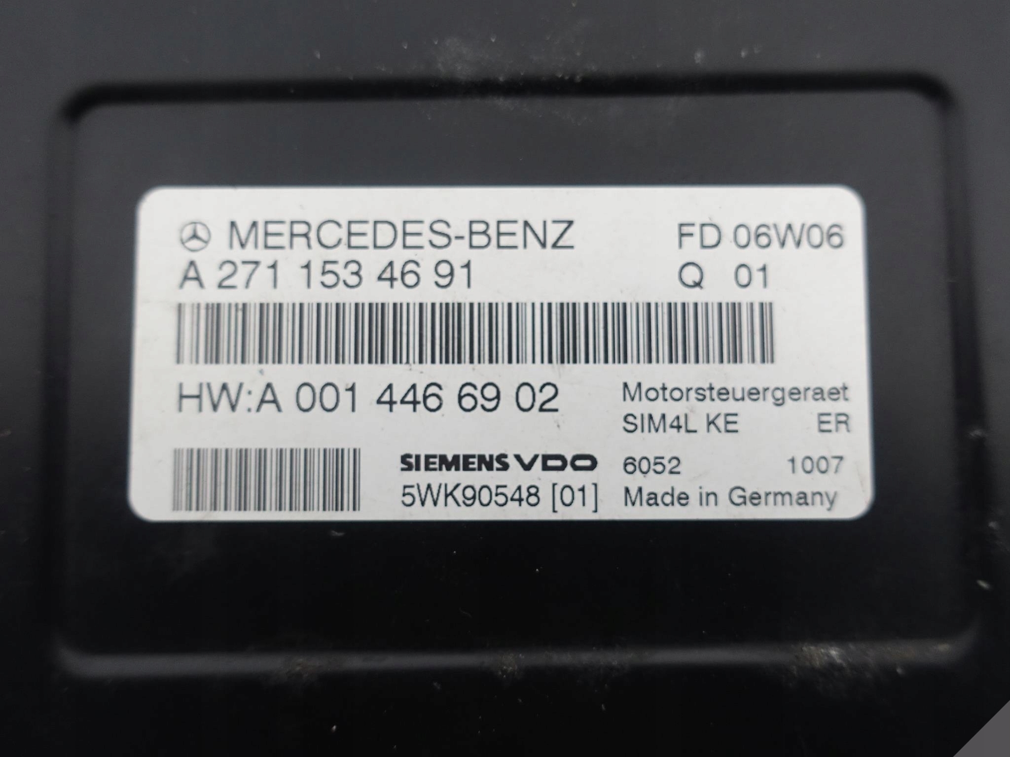MERCEDES SLK 171 CLK 209 C-KLASA 203 1.8 KOMPUTER MERCEDES SLK 171 CLK 209 C-KLASA 203 1.8 KOMPUTER - obrazek 5