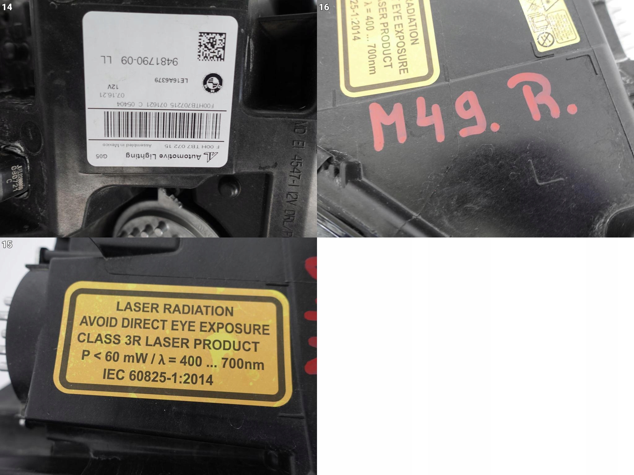 BMW X5 G05 F95 X6 G06 18-23 LAMPA LASER PRAWA EU BMW X5 G05 F95 X6 G06 18-23 LAMPA LASER PRAWA EU - obrazek 14