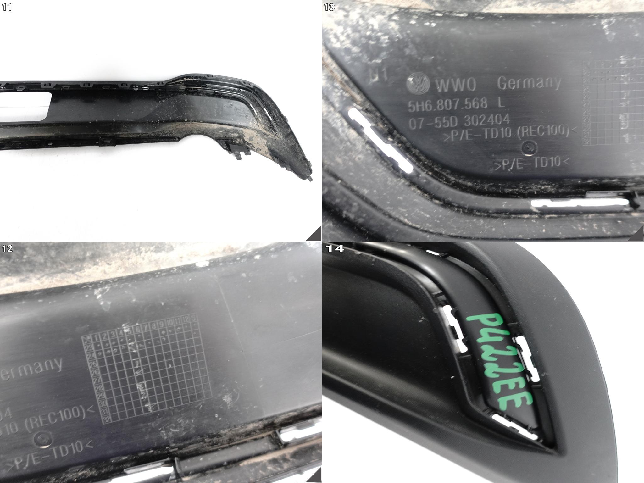 VW GOLF 8 VIII 5H0 5H6 LIFT 24- DYFUZOR SPOILER DOKŁADKA W ZDERZAK TYŁ VW GOLF 8 VIII 5H0 5H6 LIFT 24- DYFUZOR SPOILER DOKŁADKA W ZDERZAK TYŁ - obrazek 12