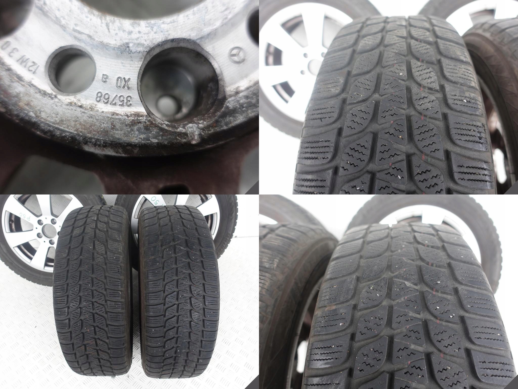 MERCEDES C W204 W246 B 195/60 R16 6X16 ET39 7MM MERCEDES C W204 W246 B 195/60 R16 6X16 ET39 7MM - obrazek 10