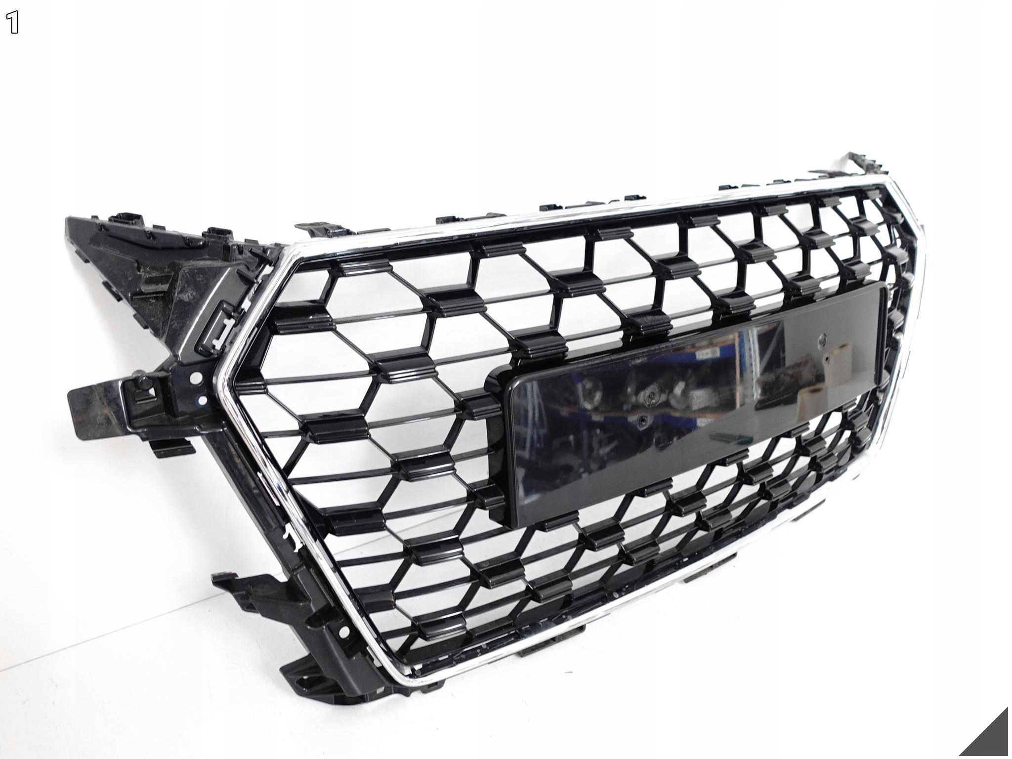 AUDI TT 8S0 LIFT 18-23 GRILL ATRAPA ZDERZAK PRZÓD 8S0853651H BLACK / CHROM AUDI TT 8S0 LIFT 18-23 GRILL ATRAPA ZDERZAK PRZÓD 8S0853651H BLACK / CHROM - obrazek 2
