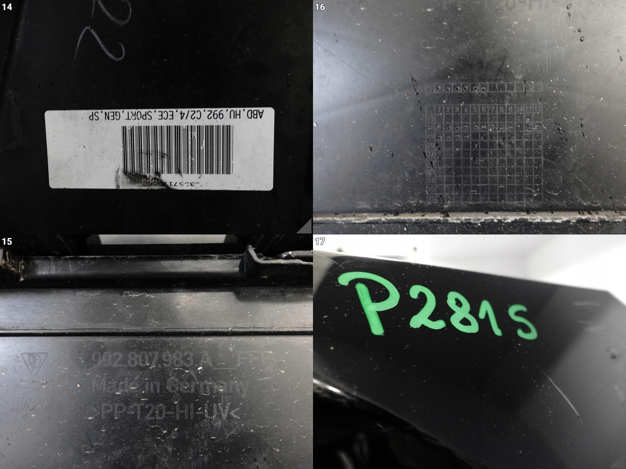 PORSCHE 911 992 CARRERA SPORT 19- ZDERZAK + SPOILER DYFUZOR TYŁ + ŚLIZGI PORSCHE 911 992 CARRERA SPORT 19- ZDERZAK + SPOILER DYFUZOR TYŁ + ŚLIZGI - obrazek 12