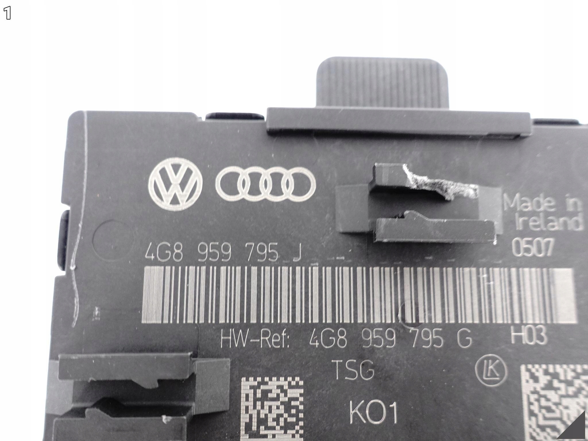 AUDI A7 S7 A6 S6 4G8 4G0 C7 LIFT 10-18 MODUŁ DRZWI TYŁ P=L AUDI A7 S7 A6 S6 4G8 4G0 C7 LIFT 10-18 MODUŁ DRZWI TYŁ P=L - obrazek 2