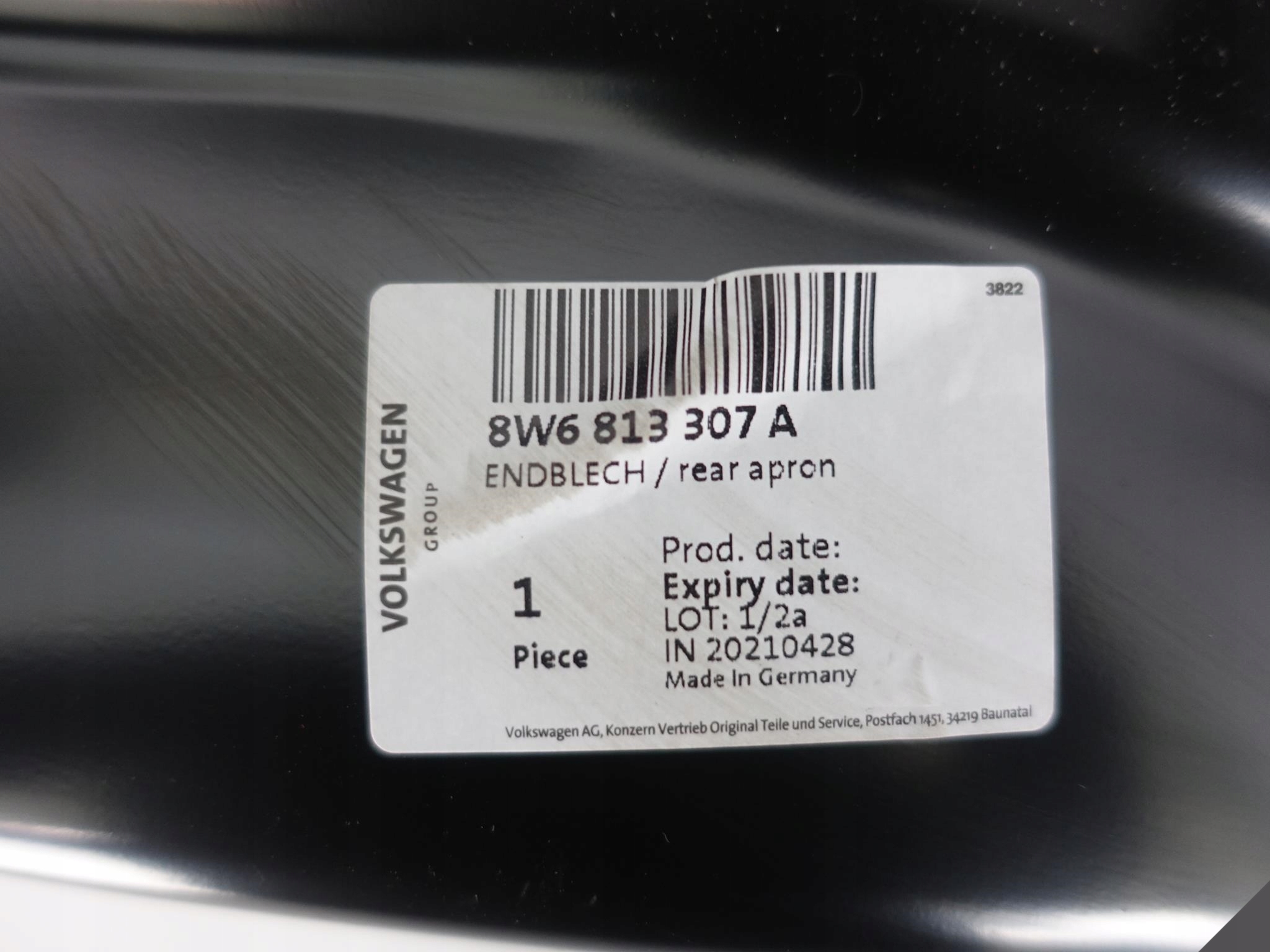 AUDI A5 S5 8W6 B9 16- BAGAŻNIK PAS ŚCIANA TYŁ NOWA AUDI A5 S5 8W6 B9 16- BAGAŻNIK PAS ŚCIANA TYŁ NOWA - obrazek 3