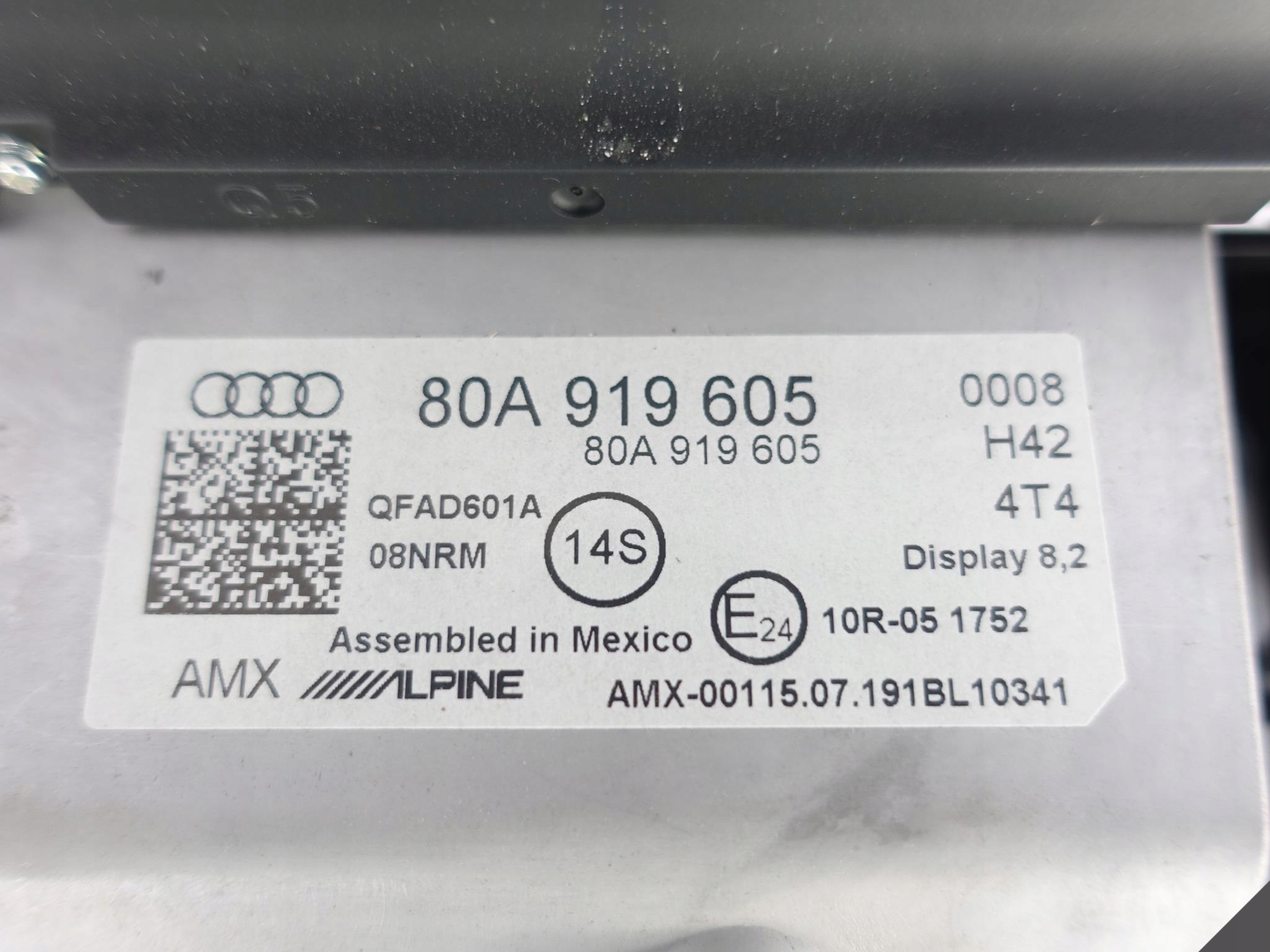 AUDI Q5 SQ5 80A II FY 17- 8,2′ MONITOR WYŚWIETLACZ AUDI Q5 SQ5 80A II FY 17- 8,2' MONITOR WYŚWIETLACZ - obrazek 8