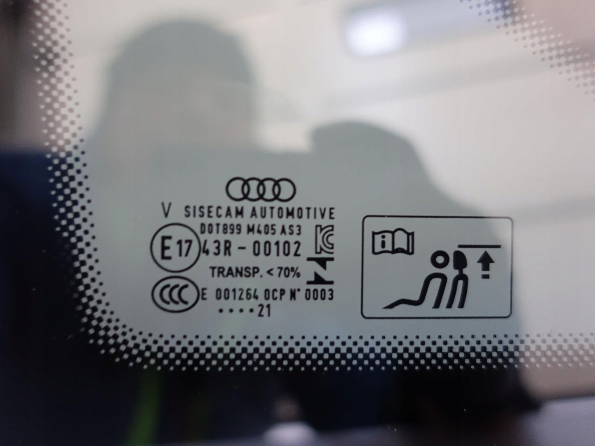AUDI E-TRON GT RS 4J3 SZYBA LEWA KAROSERYJNA TYŁ AUDI E-TRON GT RS 4J3 SZYBA LEWA KAROSERYJNA TYŁ - obrazek 9
