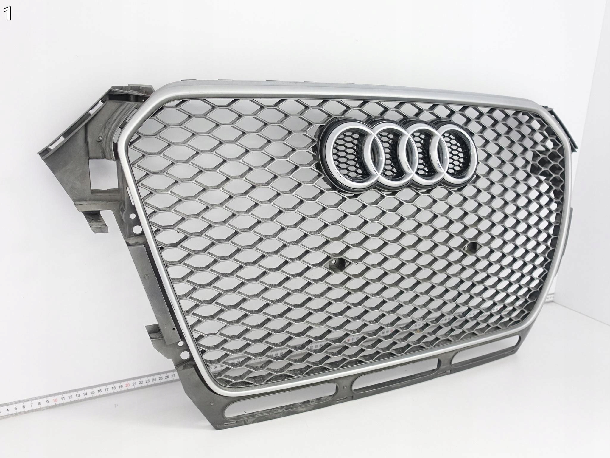 AUDI RS4 8K0 B8 LIFT 12-15 GRILL ATRAPA KRATKA W ZDERZAK AUDI RS4 8K0 B8 LIFT 12-15 GRILL ATRAPA KRATKA W ZDERZAK - obrazek 2