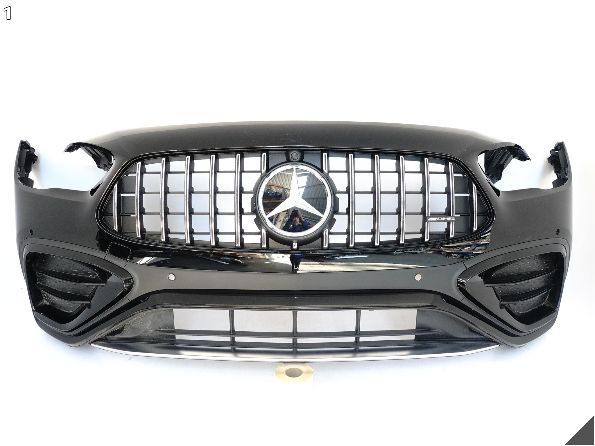 MERCEDES GLA 35 H247 AMG LIFT MOPF 23- ZDERZAK PRZÓD + GRILL KRATKI ŚLIZGI MERCEDES GLA 35 H247 AMG LIFT MOPF 23- ZDERZAK PRZÓD + GRILL KRATKI ŚLIZGI - obrazek 2