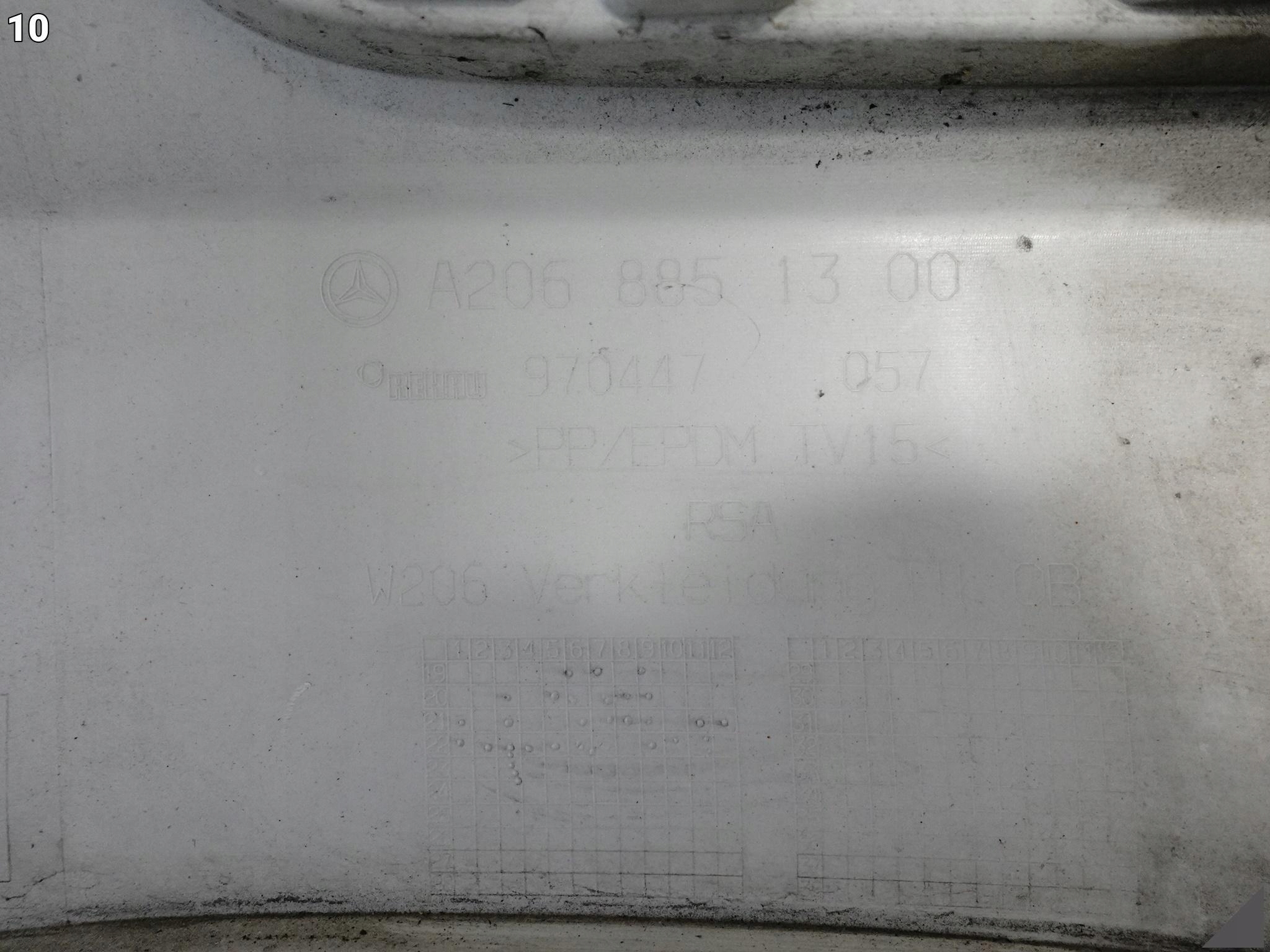 MERCEDES C-KLASA W206 21- ZWYKŁY / BASIS SEDAN LIMUZYNA ZDERZAK TYŁ 6xPDC MERCEDES C-KLASA W206 21- ZWYKŁY / BASIS SEDAN LIMUZYNA ZDERZAK TYŁ 6xPDC - obrazek 11