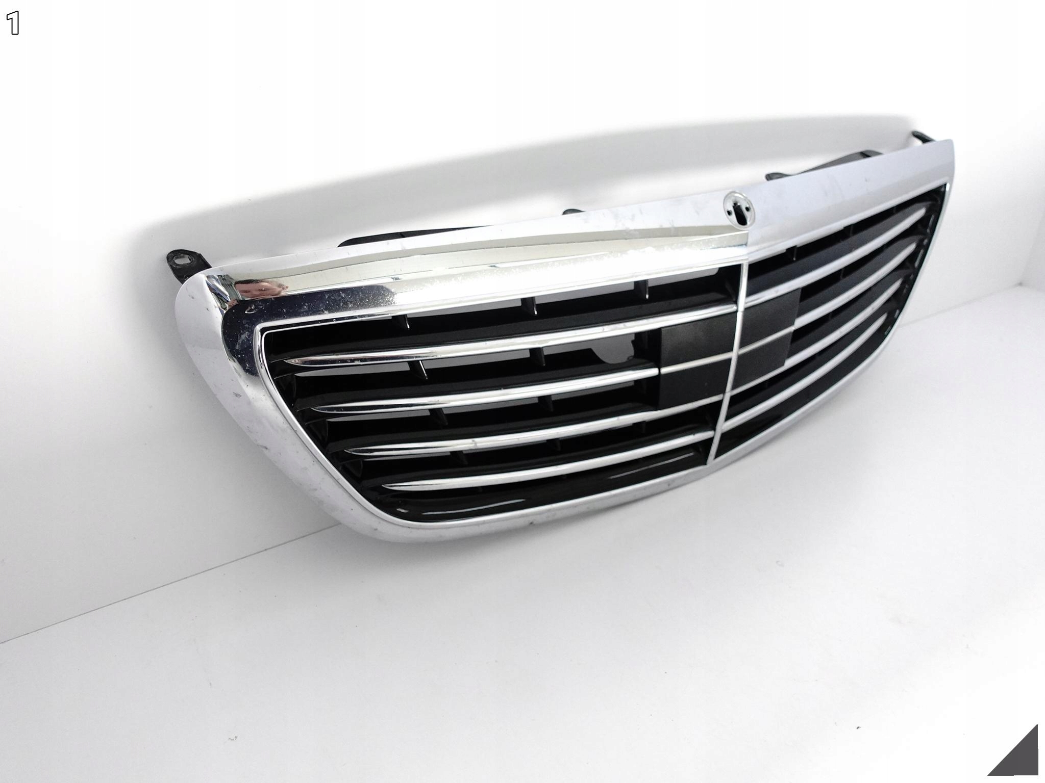 MERCEDES S-KLASA W222 PRZED LIFTEM 13-17 GRILL ATRAPA CHROM PRZÓD+DISTRONIC MERCEDES S-KLASA W222 PRZED LIFTEM 13-17 GRILL ATRAPA CHROM PRZÓD+DISTRONIC - obrazek 2