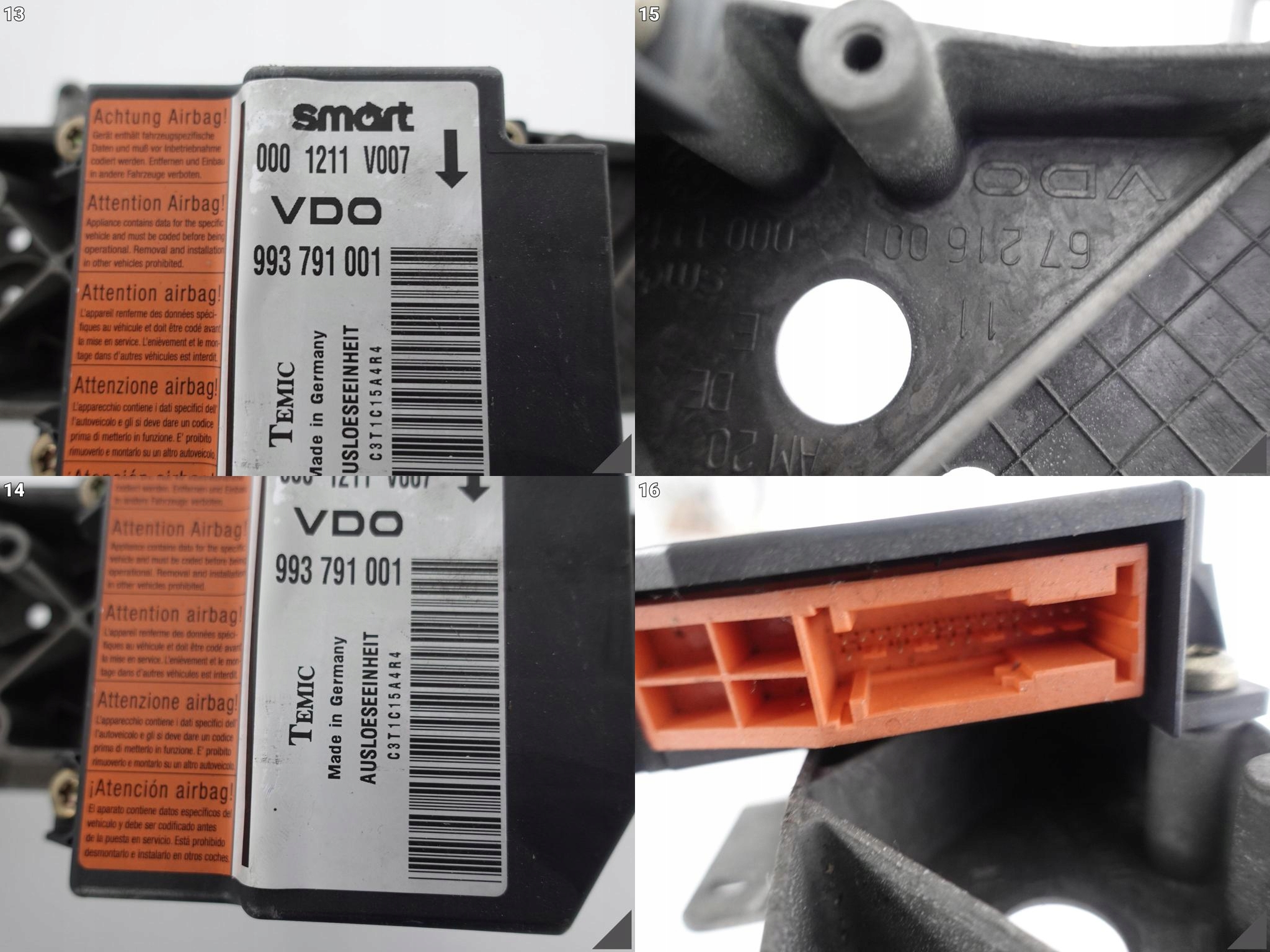 SMART FORTWO RAMA STELAŻ DESKA KONSOLA +MODUŁ SMART FORTWO RAMA STELAŻ DESKA KONSOLA +MODUŁ - obrazek 11