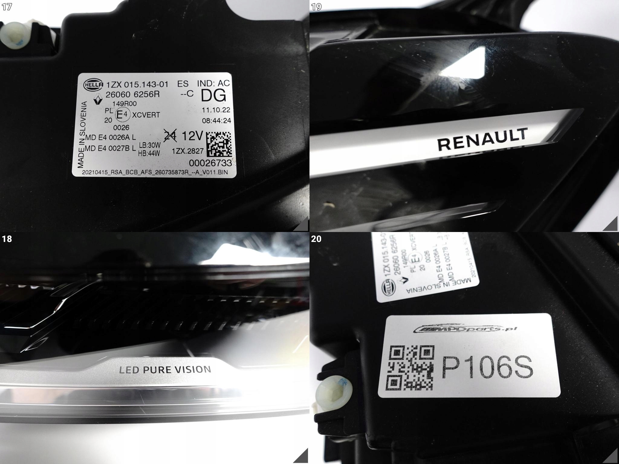 RENAULT MEGANE E-TECH ELECTRIC 21- LAMPA FULL LED PURE VISION LEWA PRZÓD EU RENAULT MEGANE E-TECH ELECTRIC 21- LAMPA FULL LED PURE VISION LEWA PRZÓD EU - obrazek 12
