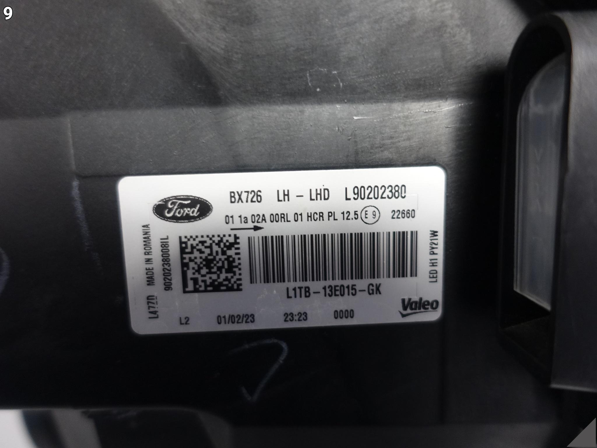 FORD PUMA II 2 MK2 19-24 LAMPA FULL LED + H1 LEWA PRZÓD CZARNA EUROPA FORD PUMA II 2 MK2 19-24 LAMPA FULL LED + H1 LEWA PRZÓD CZARNA EUROPA - obrazek 10