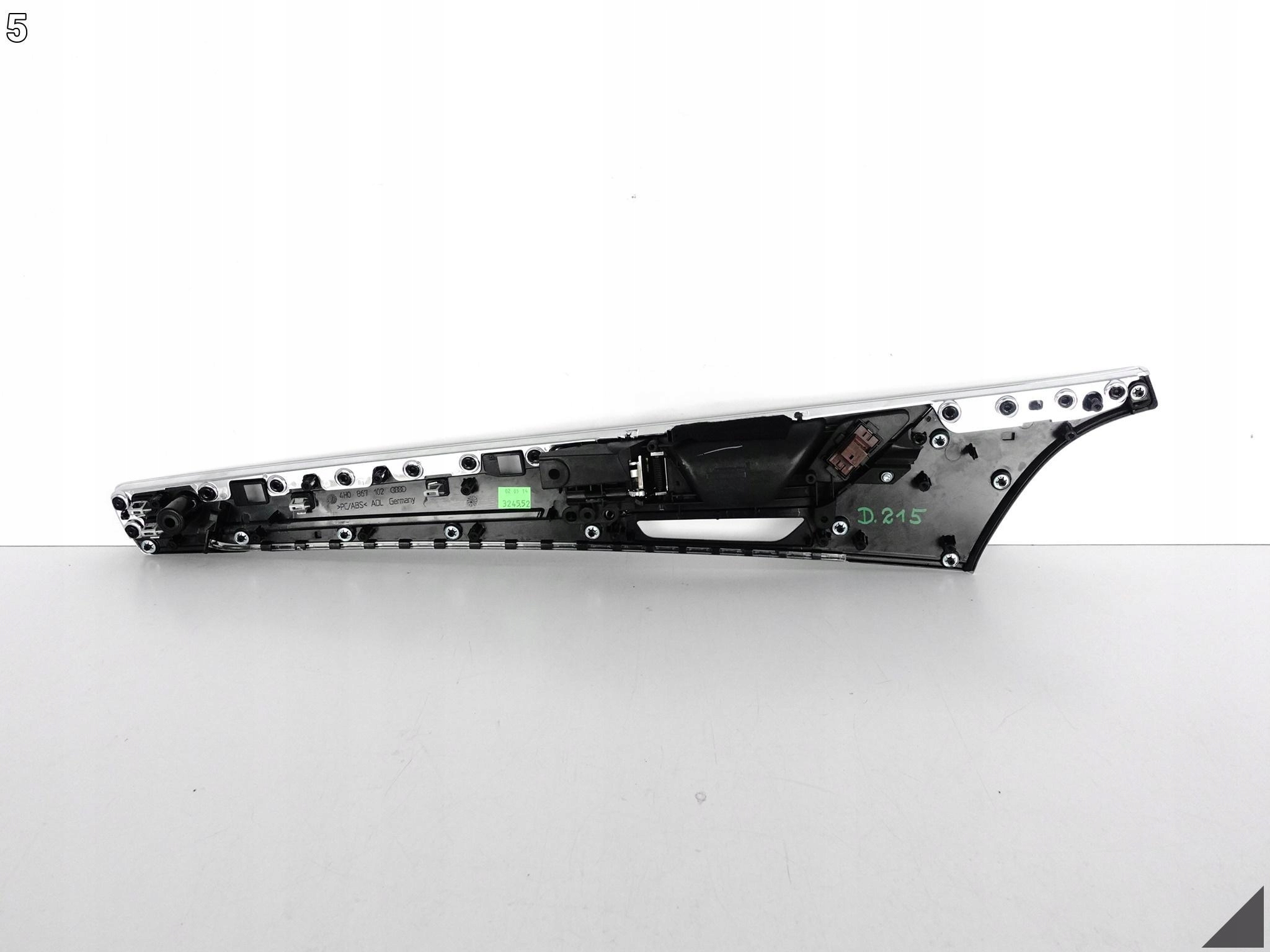 AUDI A8 S8 4H0 D4 13-17 LIFT LISTWA DEKOR DRZWI PRAWYCH PRZÓD KLAMKA GN6 AUDI A8 S8 4H0 D4 13-17 LIFT LISTWA DEKOR DRZWI PRAWYCH PRZÓD KLAMKA GN6 - obrazek 6