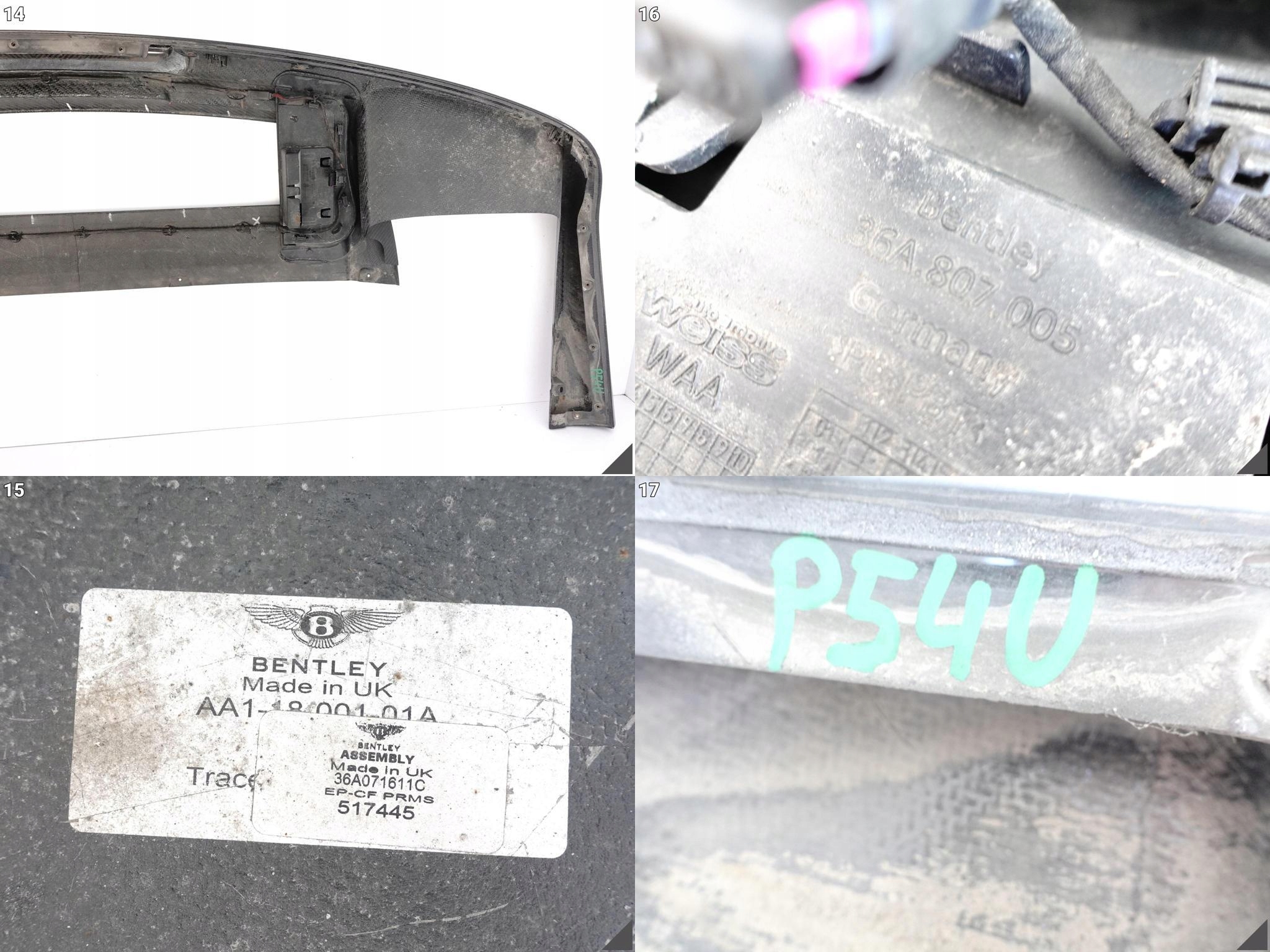 BENTLEY BENTAYGA 36A 15- CARBON ZDERZAK SPOILER DYFUZOR TYŁ USZKODZONY BENTLEY BENTAYGA 36A 15- CARBON ZDERZAK SPOILER DYFUZOR TYŁ USZKODZONY - obrazek 12