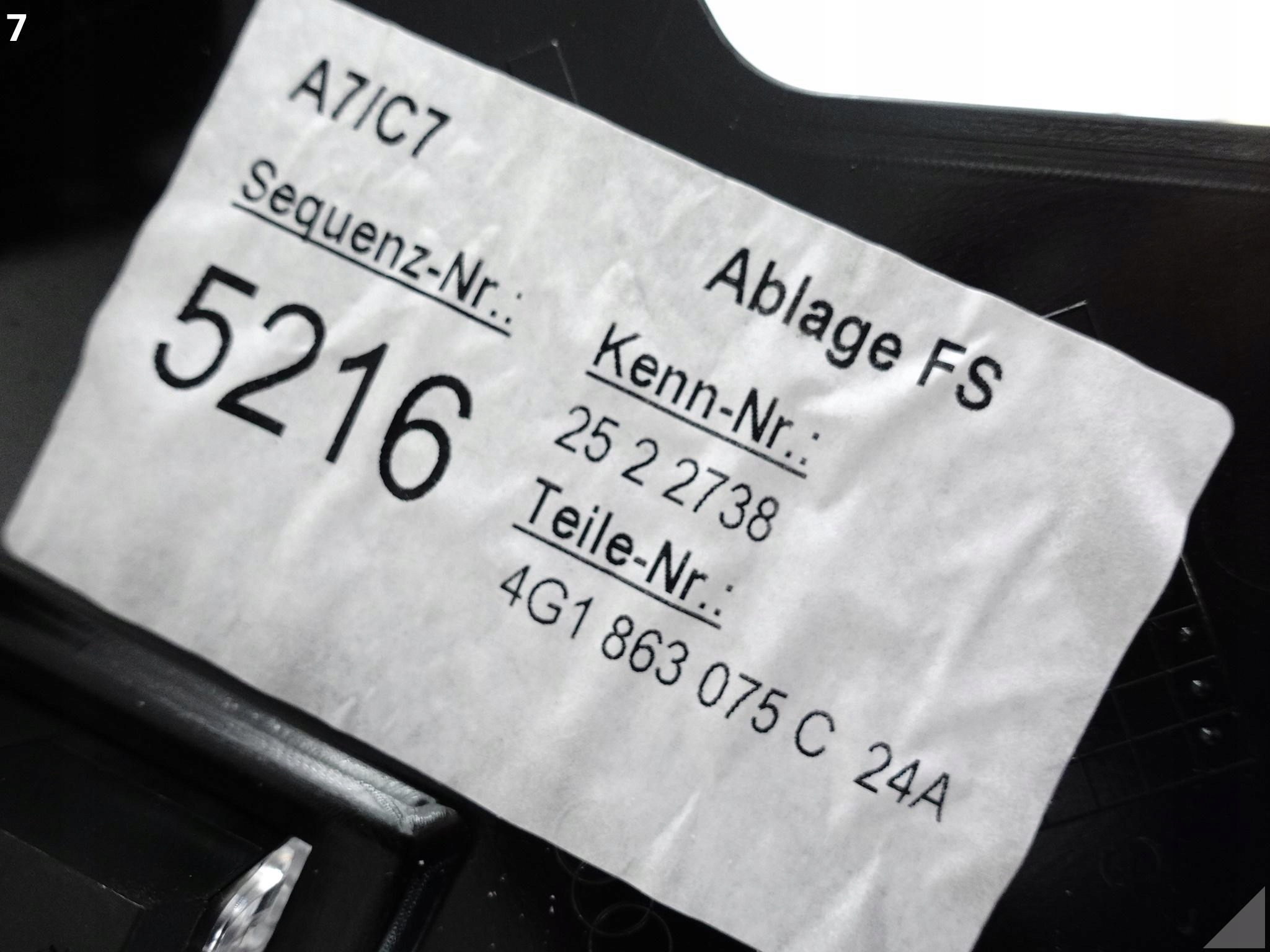 AUDI A6 C7 4G1 14-18 LIFT DOLNA OSŁONA KOLUMNY KIEROWNICZEJ KOKPIT DESKA AUDI A6 C7 4G1 14-18 LIFT DOLNA OSŁONA KOLUMNY KIEROWNICZEJ KOKPIT DESKA - obrazek 8
