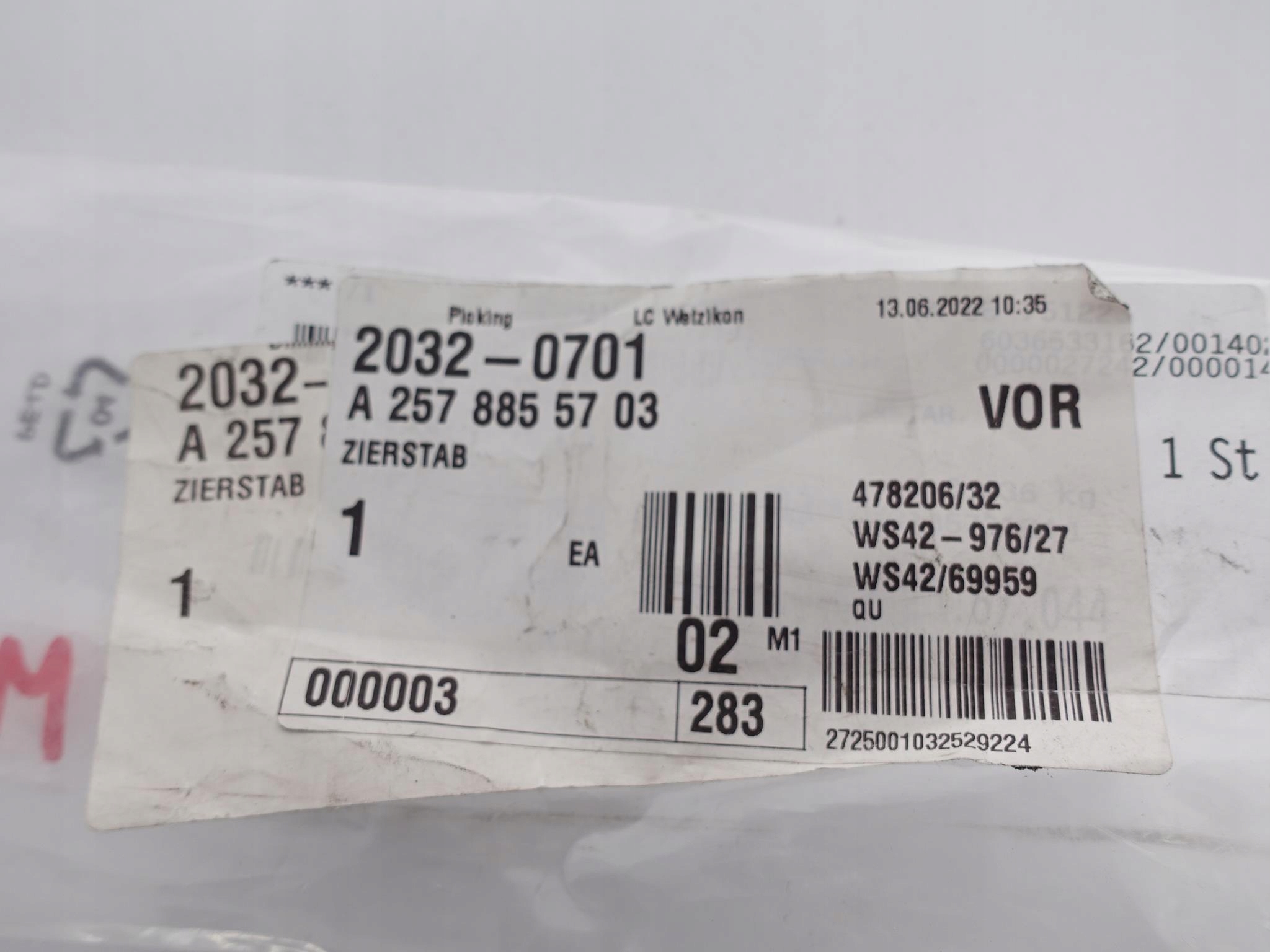 MERCEDES CLS C257 18- LISTWA CHROM PRAWA NA GRILL MERCEDES CLS C257 18- LISTWA CHROM PRAWA NA GRILL - obrazek 5