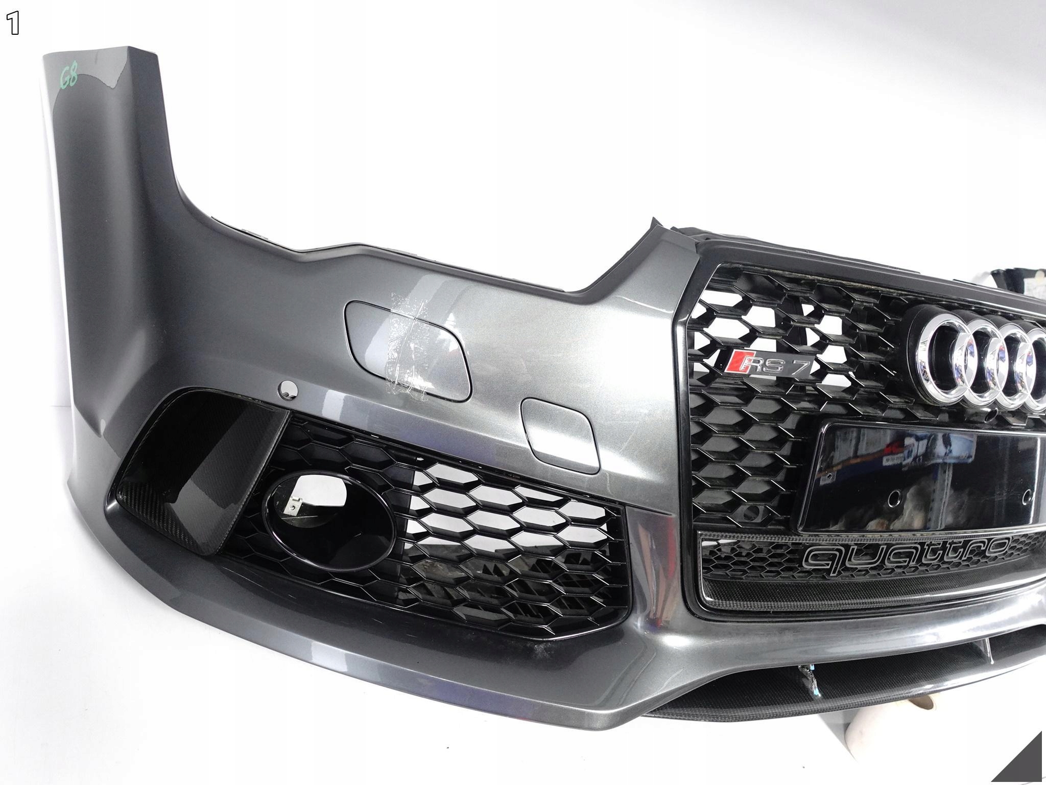 AUDI RS7 4G8 C7 LIFT PERFORMANCE 15-18 ZDERZAK ATRAPA SPOILER CARBON 6Y6Y AUDI RS7 4G8 C7 LIFT PERFORMANCE 15-18 ZDERZAK ATRAPA SPOILER CARBON 6Y6Y - obrazek 2