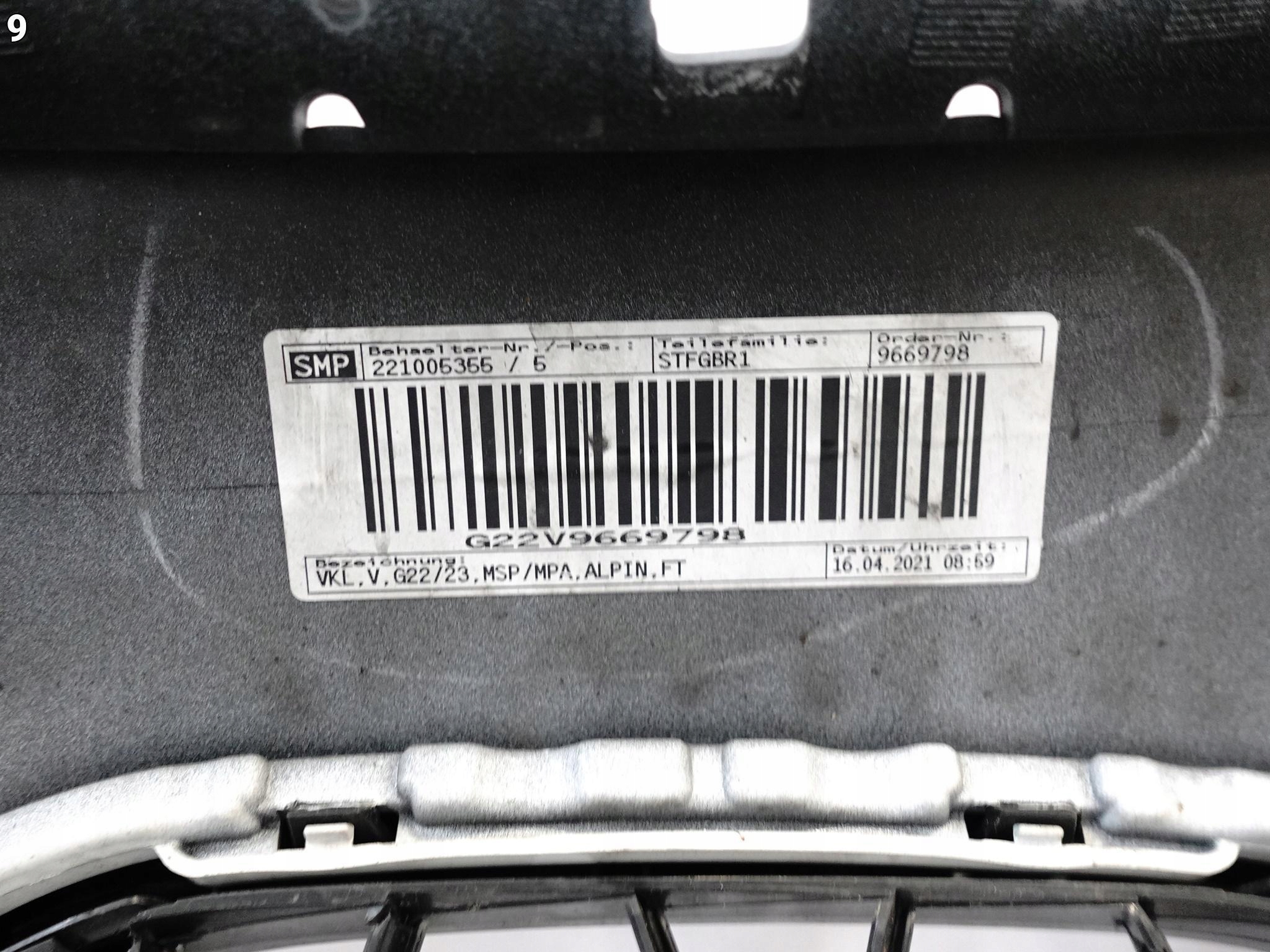 BMW 4 G22 G23 M-PAKIET 20- ZDERZAK GRILL ATRAPA KRATKA PRZÓD BMW 4 G22 G23 M-PAKIET 20- ZDERZAK GRILL ATRAPA KRATKA PRZÓD - obrazek 10