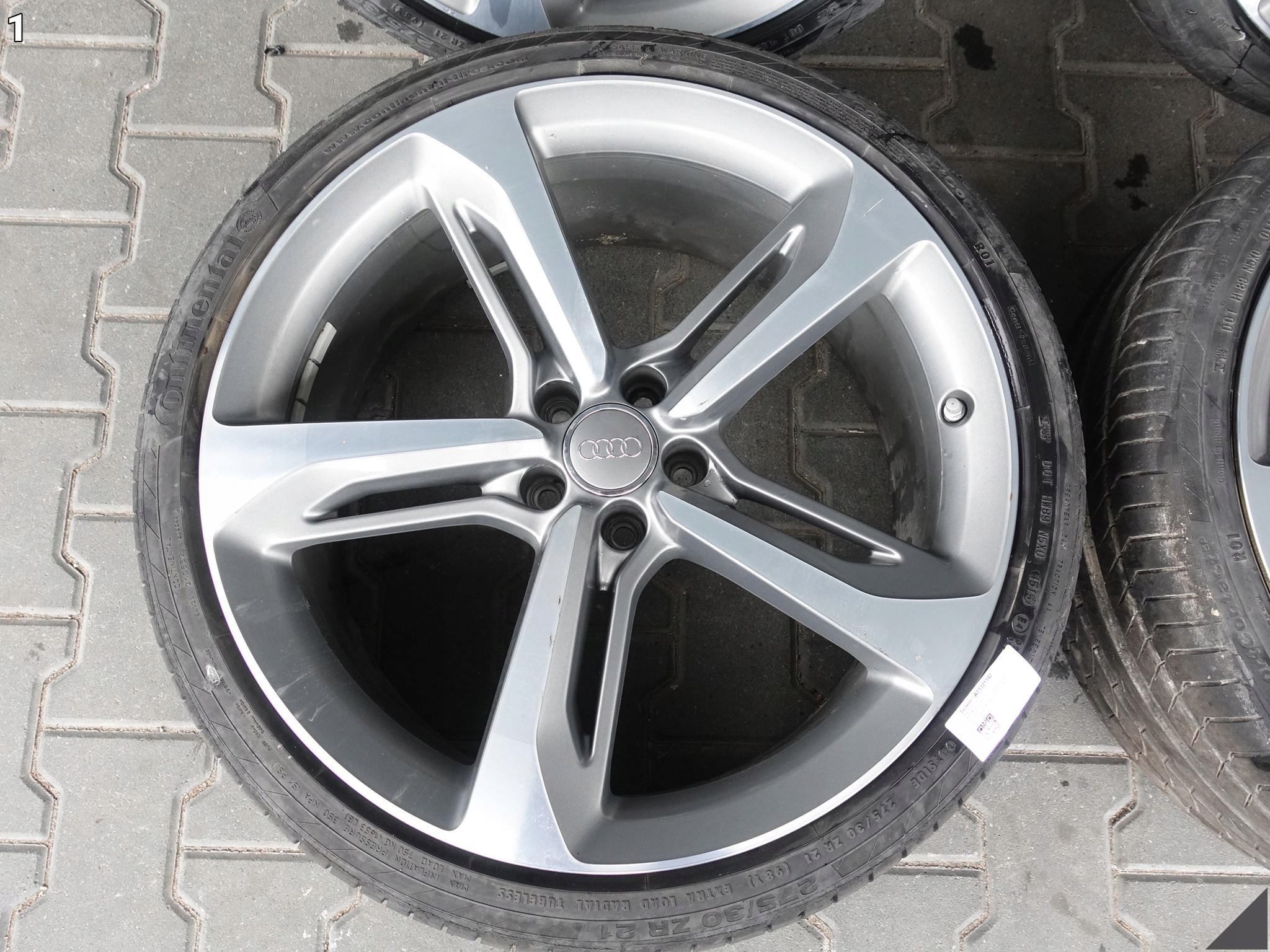 AUDI RS7 S7 A7 4G8 FELGI + OPONY 9Jx21 ET35 CONTINENTAL 275/30 15 ROK 7,8MM AUDI RS7 S7 A7 4G8 FELGI + OPONY 9Jx21 ET35 CONTINENTAL 275/30 15 ROK 7,8MM - obrazek 2