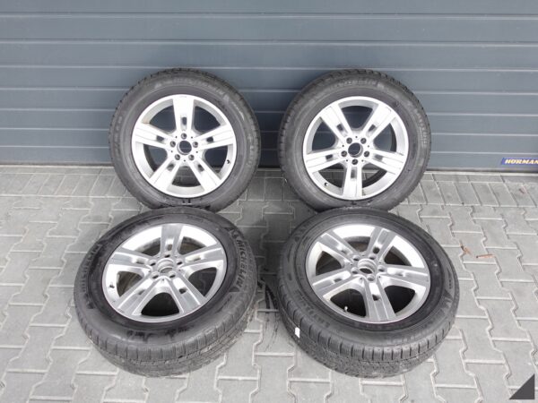 MERCEDES ML W164 8JX18 ET60 MICHELIN 255/55 KOMPLET FELGI+OPONY 6-7MM M+S MERCEDES ML W164 8JX18 ET60 MICHELIN 255/55 KOMPLET FELGI+OPONY 6-7MM M+S