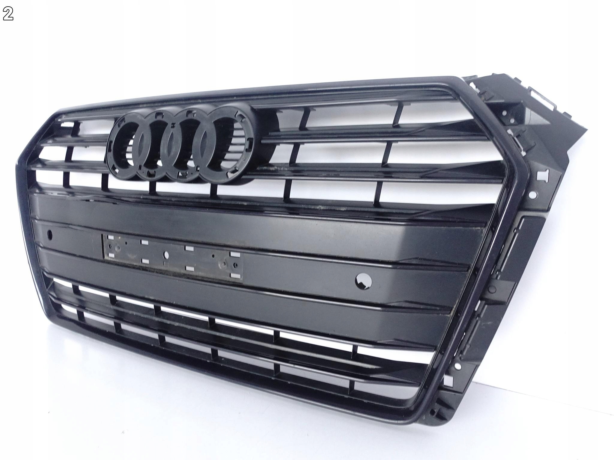 AUDI A4 B9 8W0 S-LINE 15-19 GRILL ATRAPA BLACK CZARNY AUDI A4 B9 8W0 S-LINE 15-19 GRILL ATRAPA BLACK CZARNY - obrazek 4
