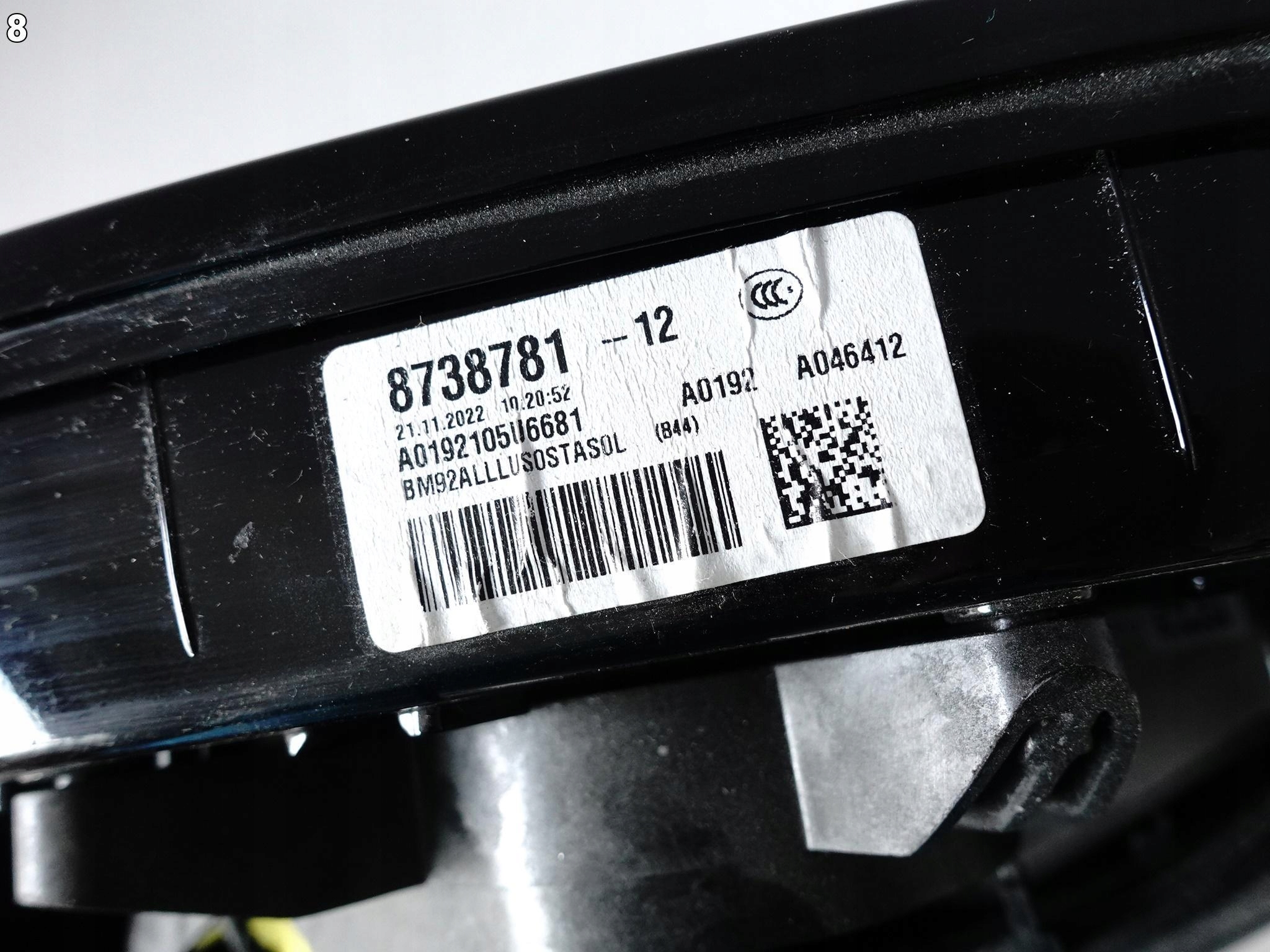 BMW 1 F40 19- LUSTERKO KIERUNKOWSKAZ LEWE 8PIN BMW 1 F40 19- LUSTERKO KIERUNKOWSKAZ LEWE 8PIN - obrazek 9