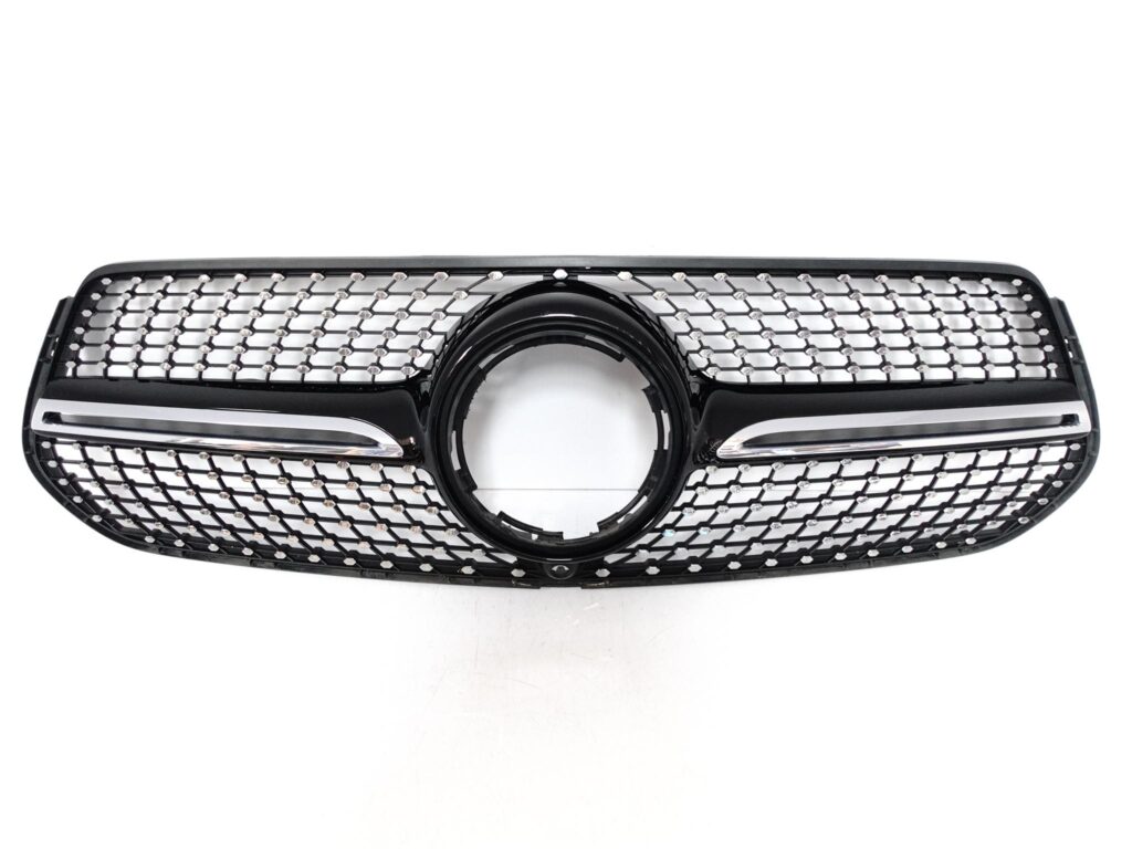 MERCEDES GLE W167 V167 AMG 19-23 GRILL ATRAPA KRATKA W ZDERZAK PRZÓD BLACK