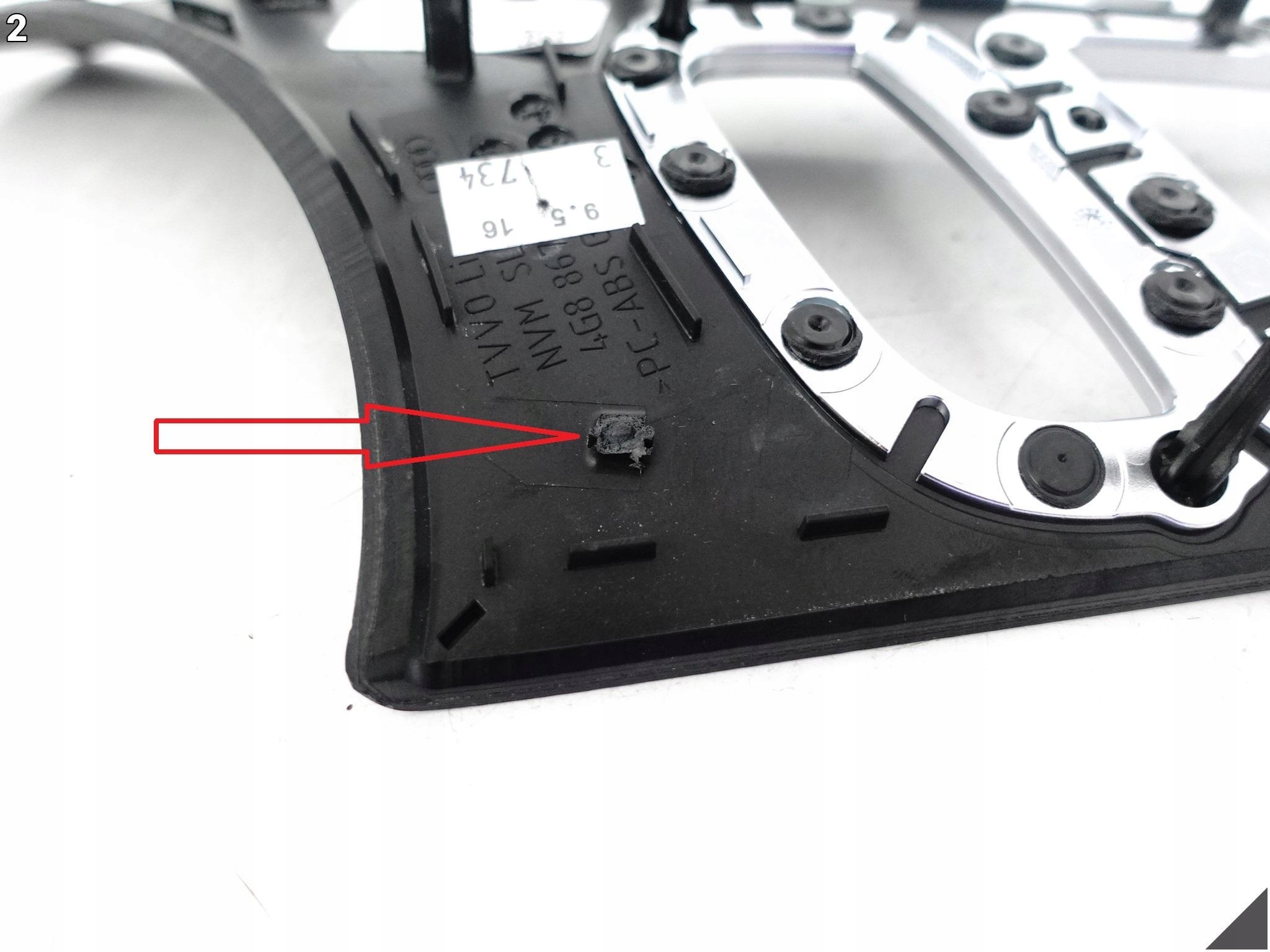 AUDI RS7 S7 A7 4G8 C7 10-18 OSŁONA DEKOR DRZWI LEWA PRZÓD CARBON CHROM 6T3 AUDI RS7 S7 A7 4G8 C7 10-18 OSŁONA DEKOR DRZWI LEWA PRZÓD CARBON CHROM 6T3 - obrazek 3