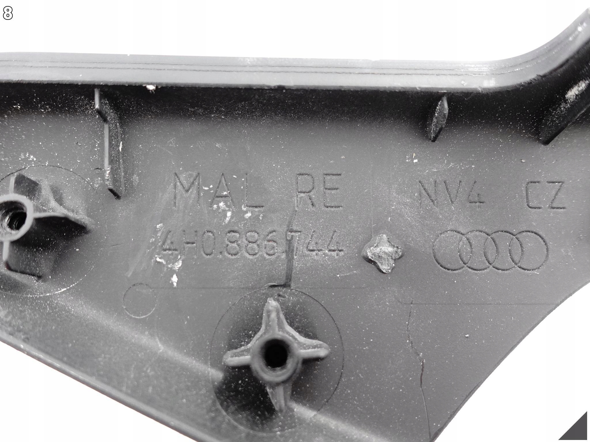 AUDI A8 S8 4H0 D4 09-17 LIFT LISTWA DEKOR PODŁOKIETNIKA TYŁ PRAWA 4H0886744 AUDI A8 S8 4H0 D4 09-17 LIFT LISTWA DEKOR PODŁOKIETNIKA TYŁ PRAWA 4H0886744 - obrazek 9