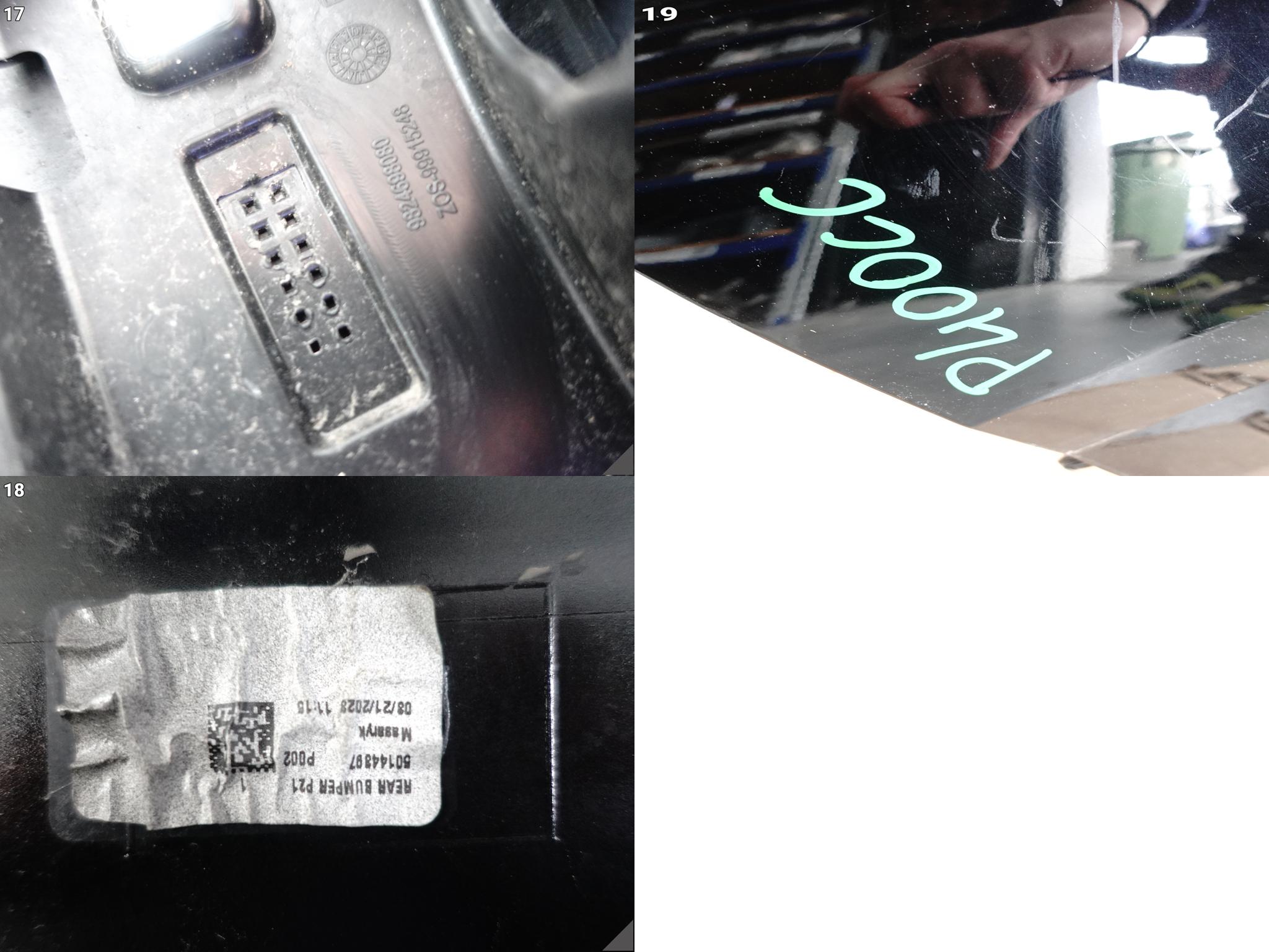 PEUGEOT 208 II (2 GENERACJA) 19- ZDERZAK BUMPER + ŚLIZGI TYŁ 4xPDC B.ŁADNY PEUGEOT 208 II (2 GENERACJA) 19- ZDERZAK BUMPER + ŚLIZGI TYŁ 4xPDC B.ŁADNY - obrazek 12