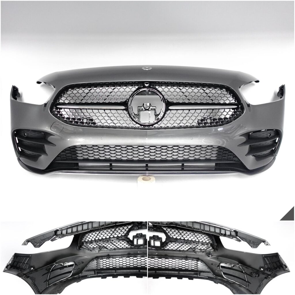 MERCEDES B-KLASA W247 AMG LIFT MOPF 23- ZDERZAK + GRILL + KRATKI PRZÓD
