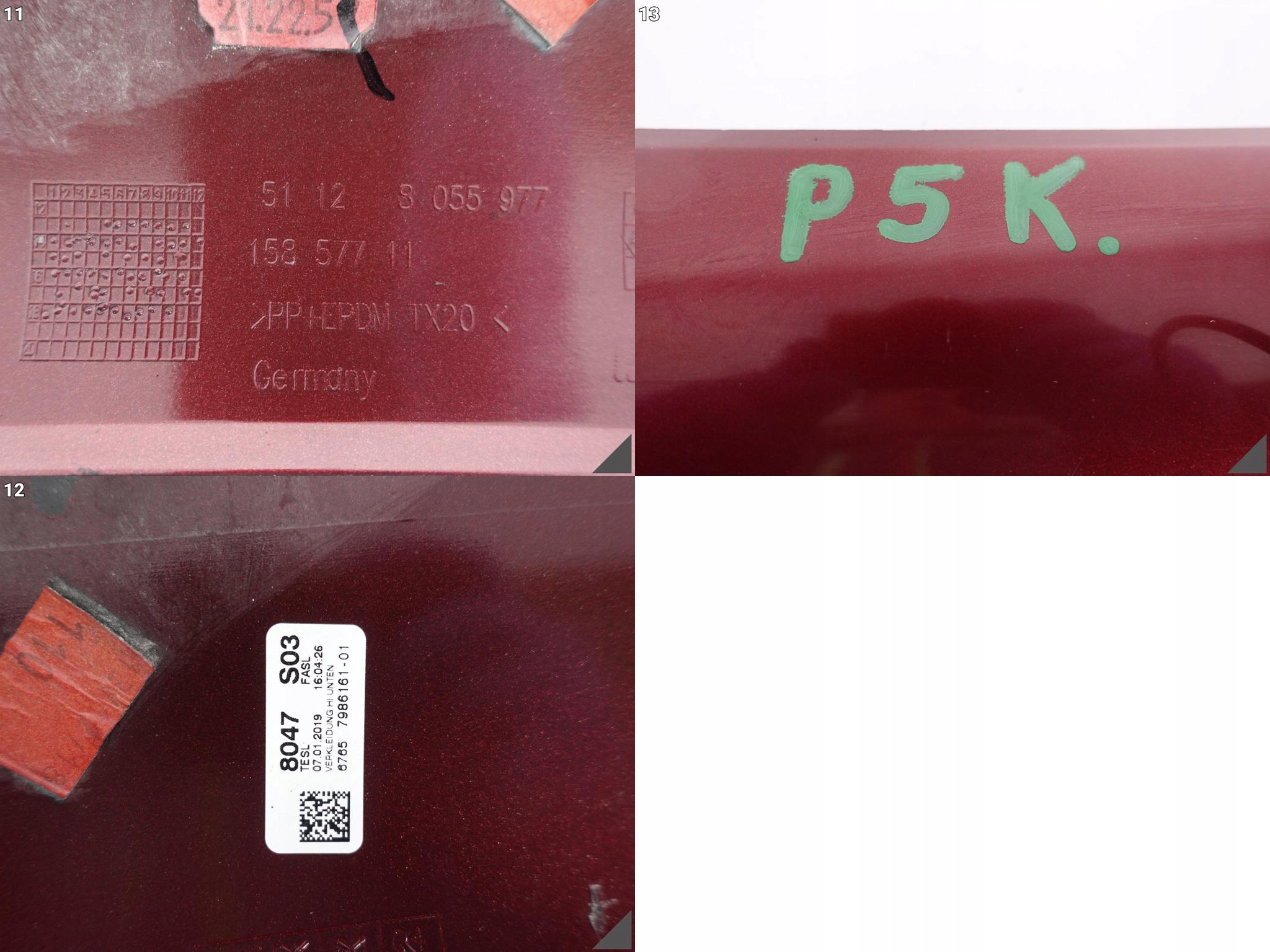 BMW M3 F80 M4 F82 F83 DYFUZOR SPOILER TYŁ BMW M3 F80 M4 F82 F83 DYFUZOR SPOILER TYŁ - obrazek 12