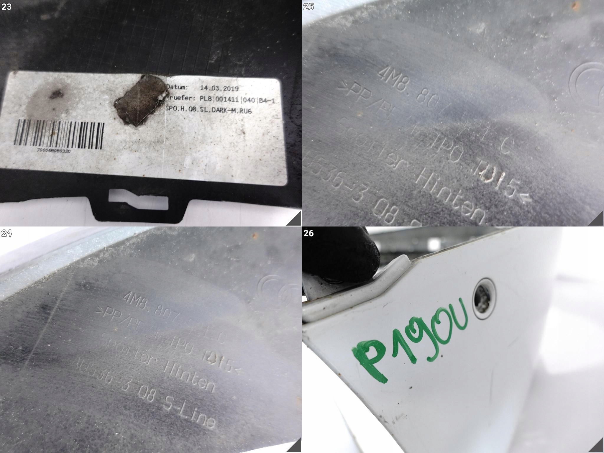 AUDI Q8 S-LINE 4M8 18- ZDERZAK / SPOILER / DYFUZOR / DOKŁADKA TYŁ *PDC* AUDI Q8 S-LINE 4M8 18- ZDERZAK / SPOILER / DYFUZOR / DOKŁADKA TYŁ *PDC* - obrazek 12