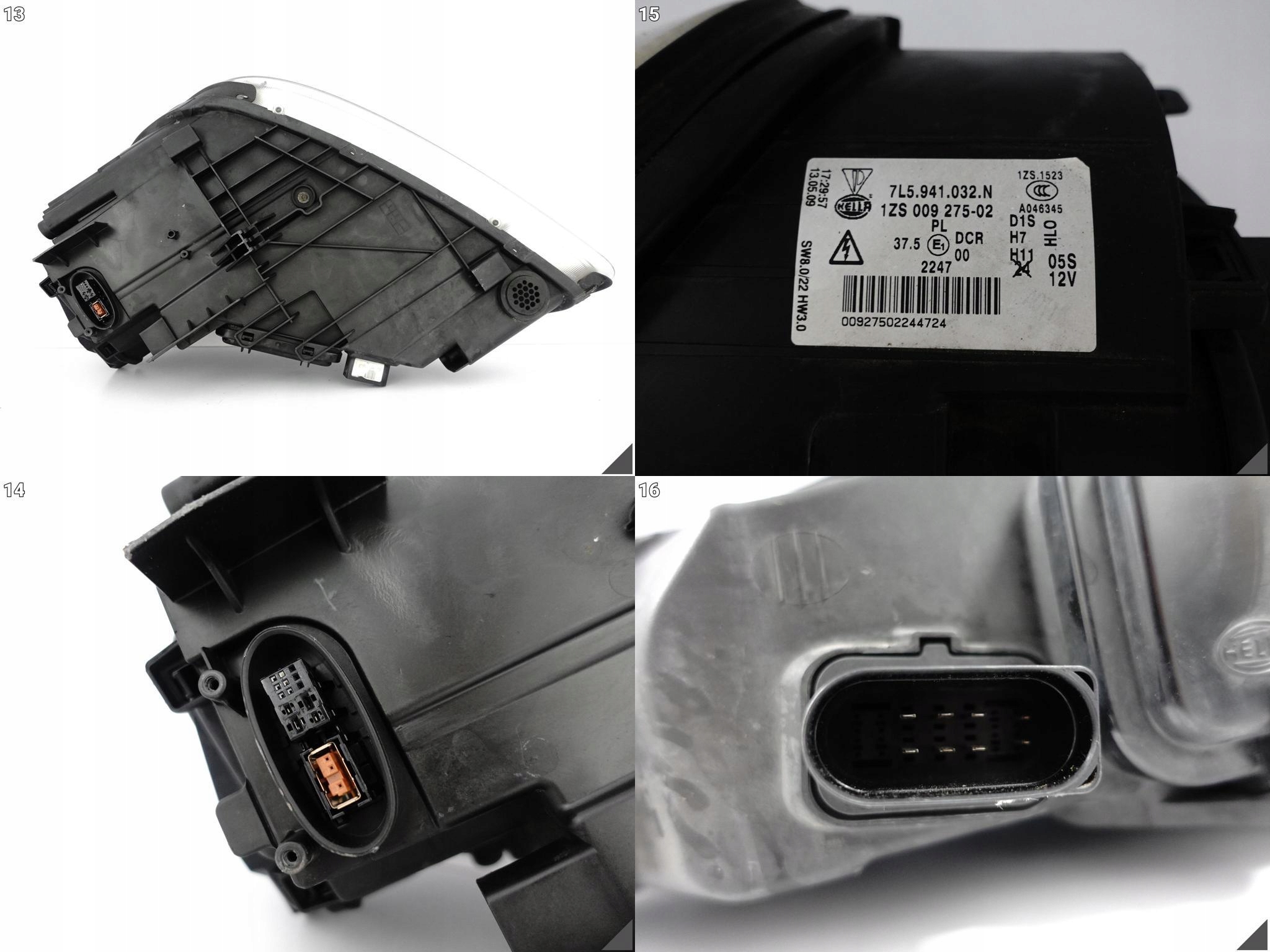 PORSCHE CAYENNE 7L5 955 LIFT 07-10 LAMPA XENON PRAWA PRZÓD EUROPA PORSCHE CAYENNE 7L5 955 LIFT 07-10 LAMPA XENON PRAWA PRZÓD EUROPA - obrazek 11