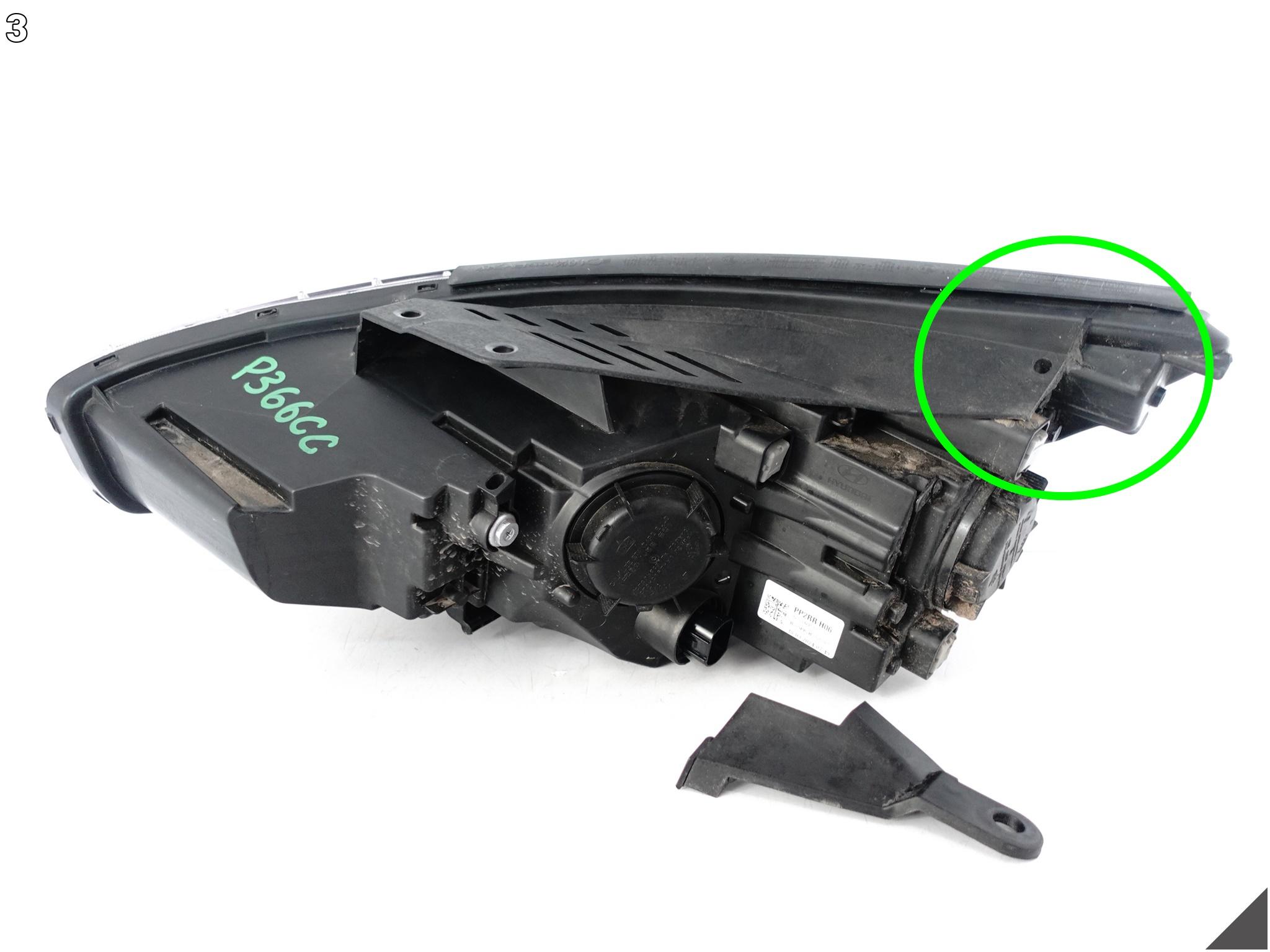 HYUNDAI I30 III 3 LIFT 20-24 LAMPA ZWYKŁA HALOGEN PRAWA PRZÓD EUROPA HYUNDAI I30 III 3 LIFT 20-24 LAMPA ZWYKŁA HALOGEN PRAWA PRZÓD EUROPA - obrazek 4