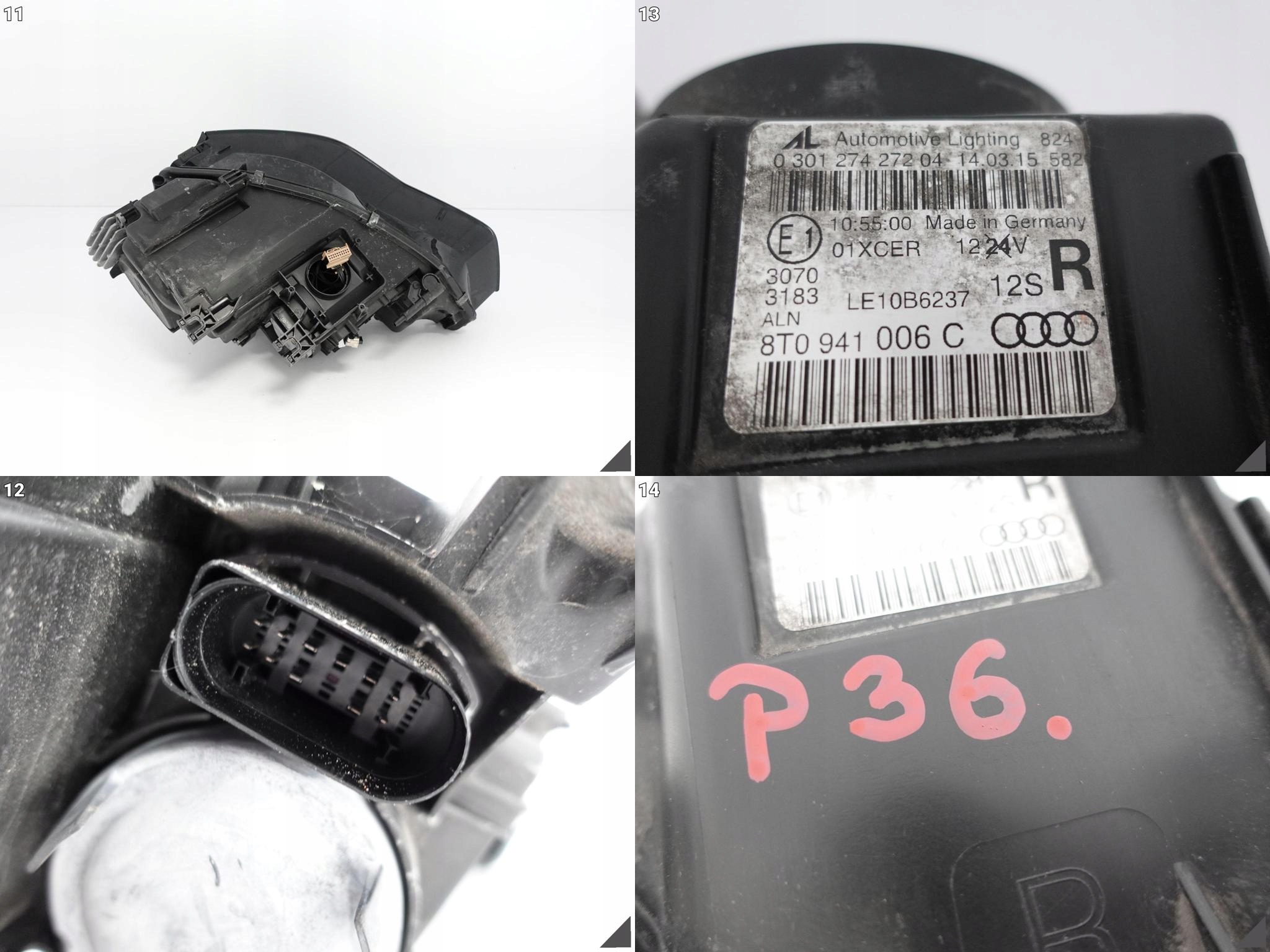 AUDI A5 8T0 LIFT 11-16 NIESKRĘTNA XENON+LED LAMPA AUDI A5 8T0 LIFT 11-16 NIESKRĘTNA XENON+LED LAMPA - obrazek 12