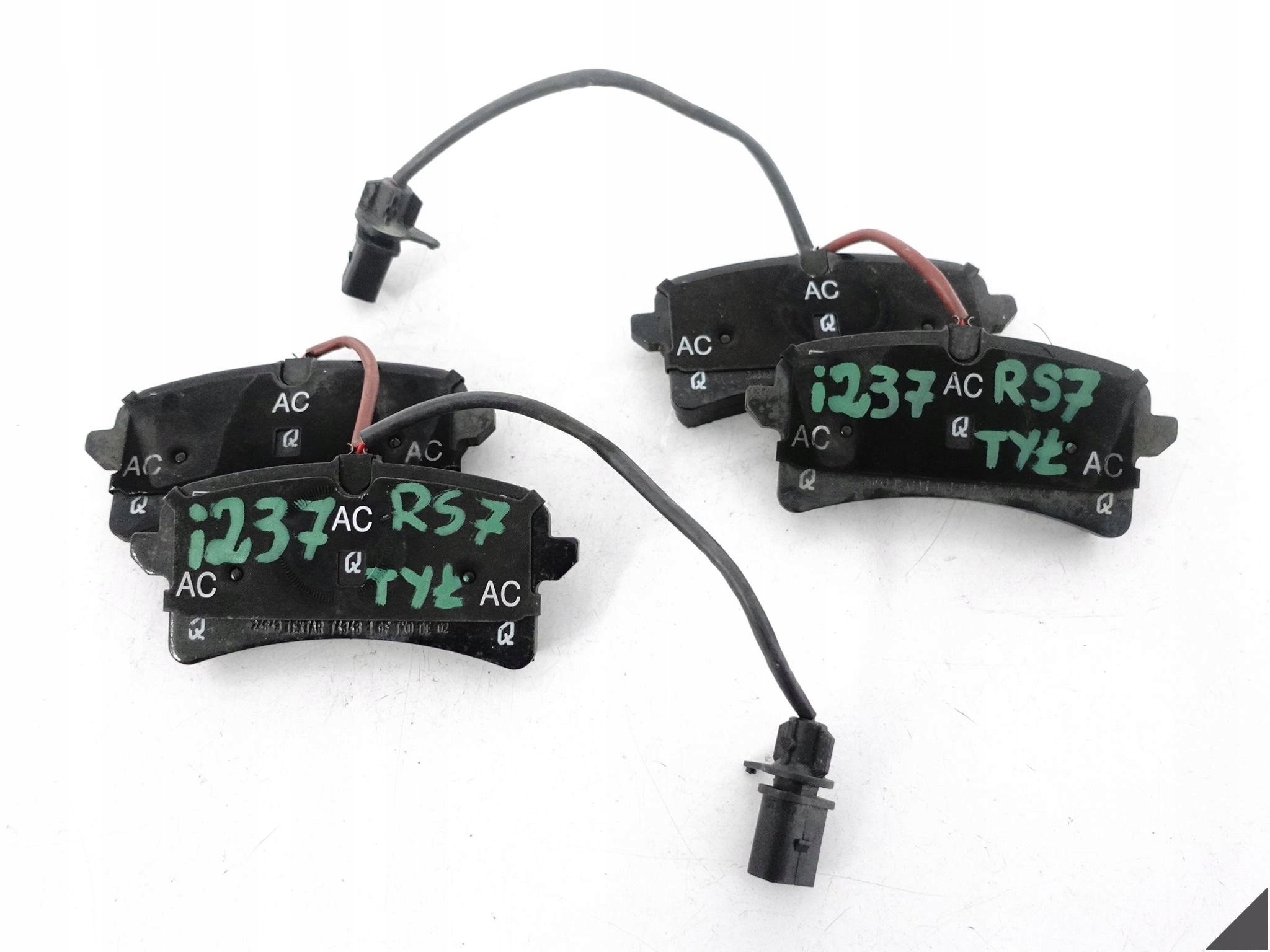 AUDI RS7 4G8 RS6 4G0 C7 14-18 KLOCKI HAMULCOWE CERAMICZNE TYŁ R + L 78 KM AUDI RS7 4G8 RS6 4G0 C7 14-18 KLOCKI HAMULCOWE CERAMICZNE TYŁ R + L 78 KM